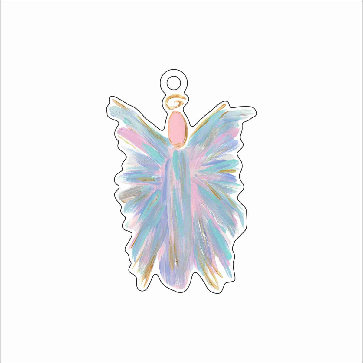 LZH-001 Angel Ornament | 0.25Acrylic Ornament