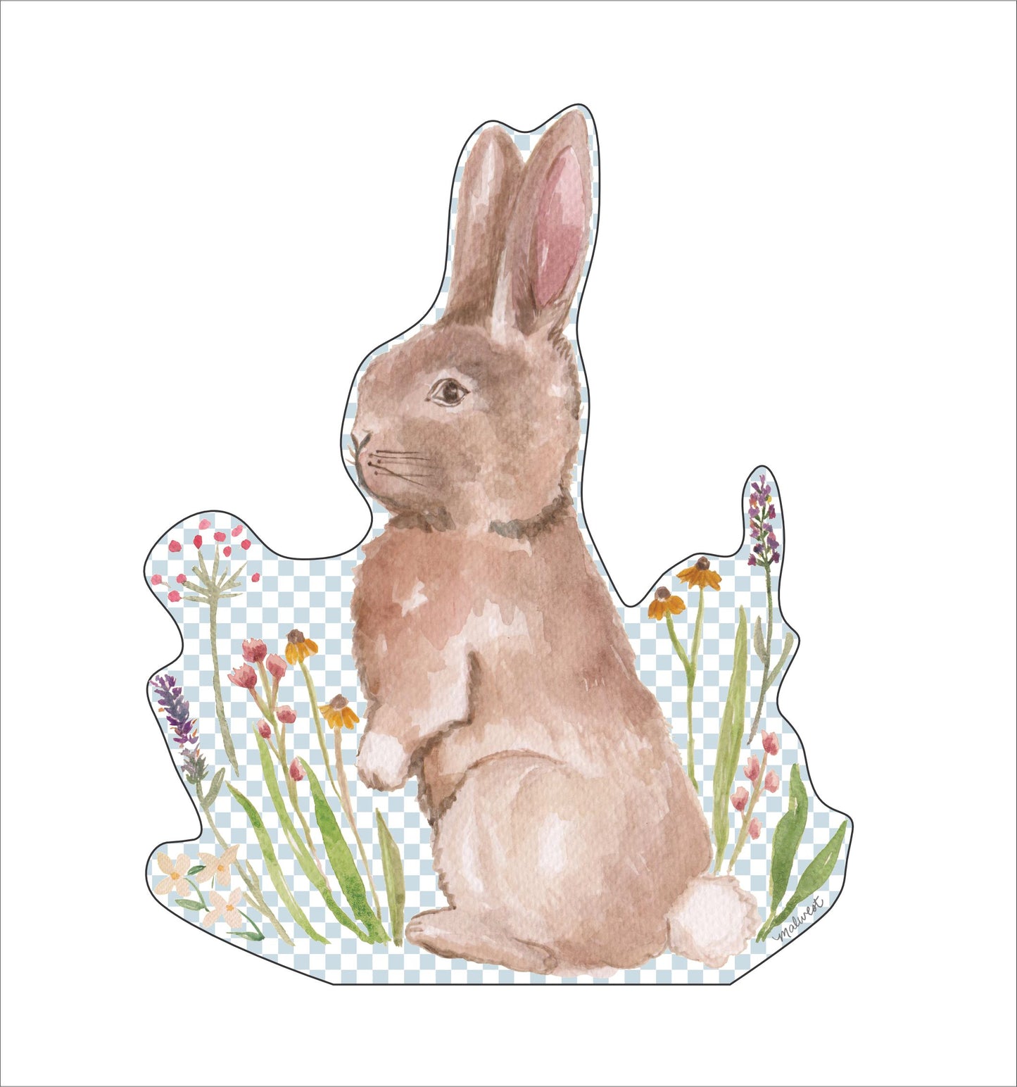 MCA-004 Bunny | 0.75in. Acrylic Cutout | Case (any 10+)