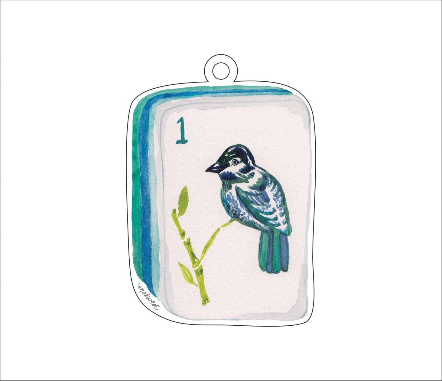 Bird Bam | 0.25in. Acrylic Ornament | Single
