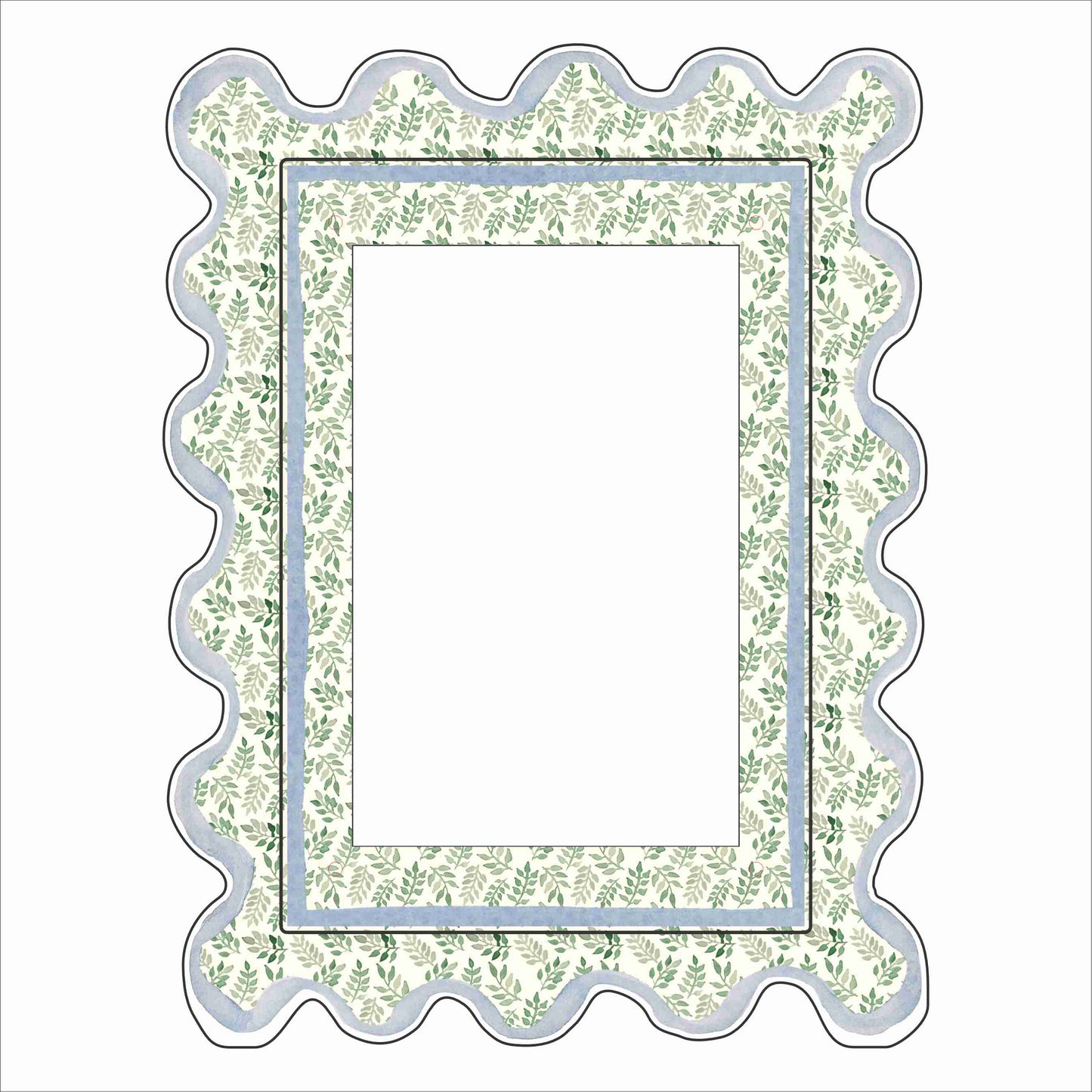 MCA-035 Ivy Wave Picture Frame | 0.25Acrylic Picture Frame