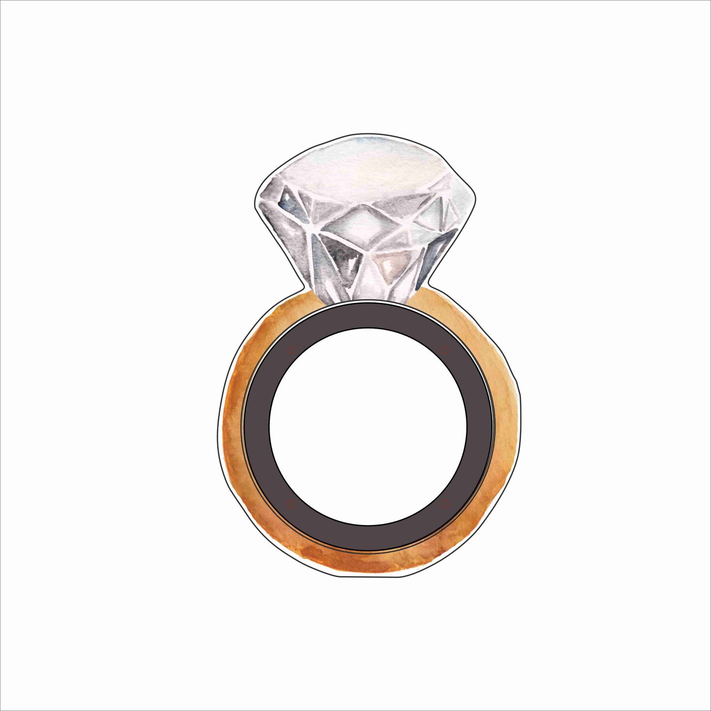 MCA-036 Diamond Picture Frame | 0.25Acrylic Picture Frame