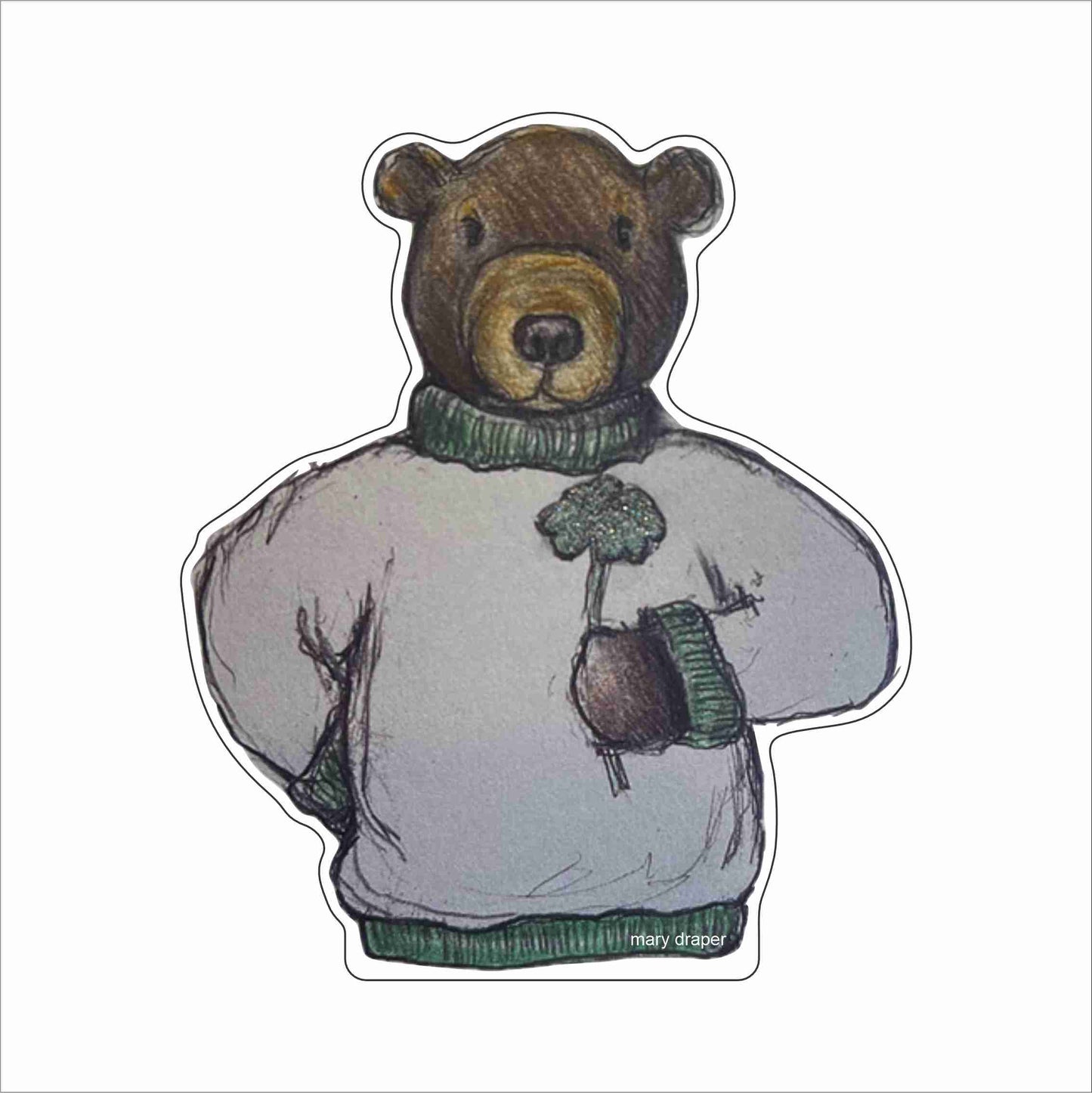 MDP-011 Bernard Bear | 0.75Acrylic Contour