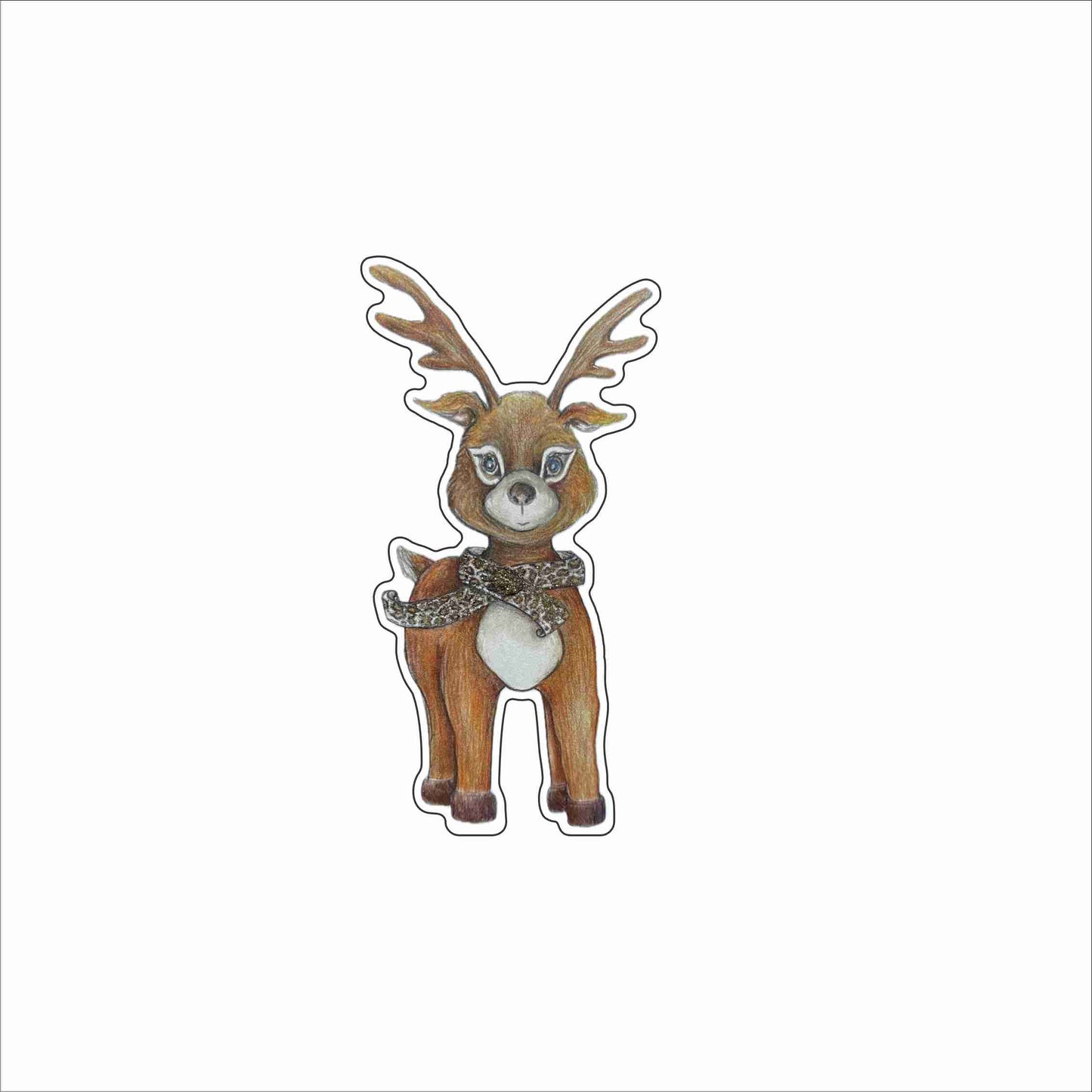 MDP-012 Blue-eyed Reindeer Mini | 0.50Acrylic Mini Contour