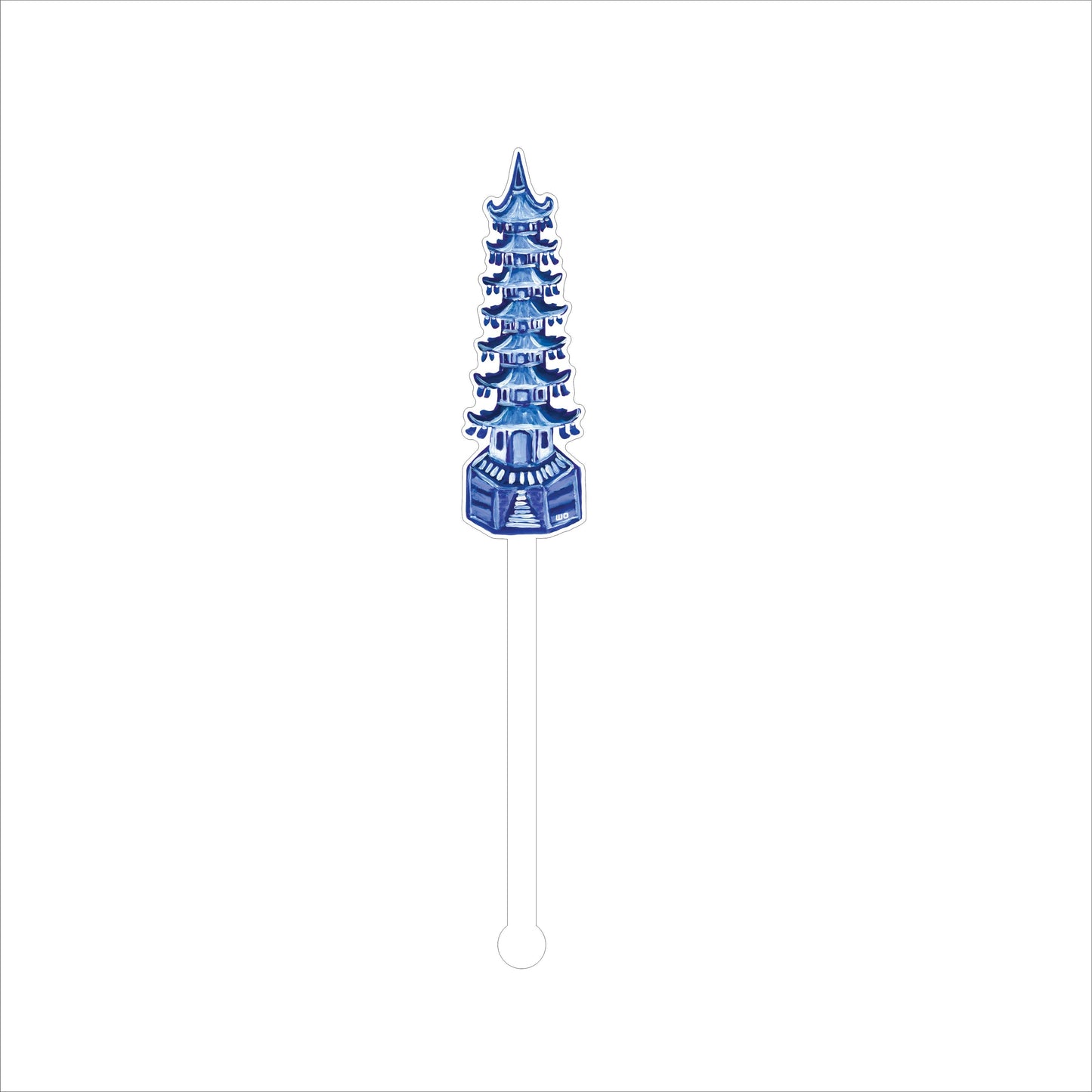 MEG-027 Pagola Drink Stirrer | 0.125Acrylic Stirrer | Case of 100