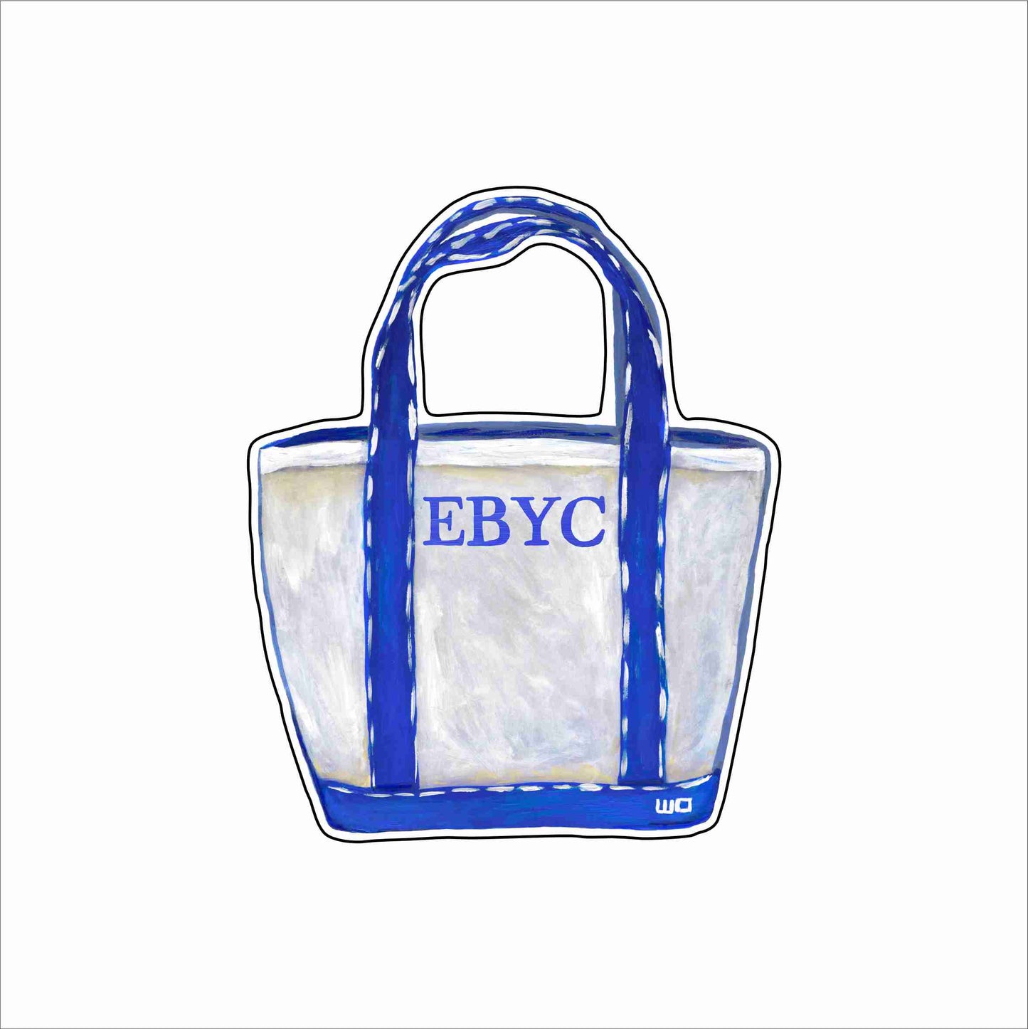 MEG-058 EBYC Blue Ornament | 0.25Acrylic Ornament