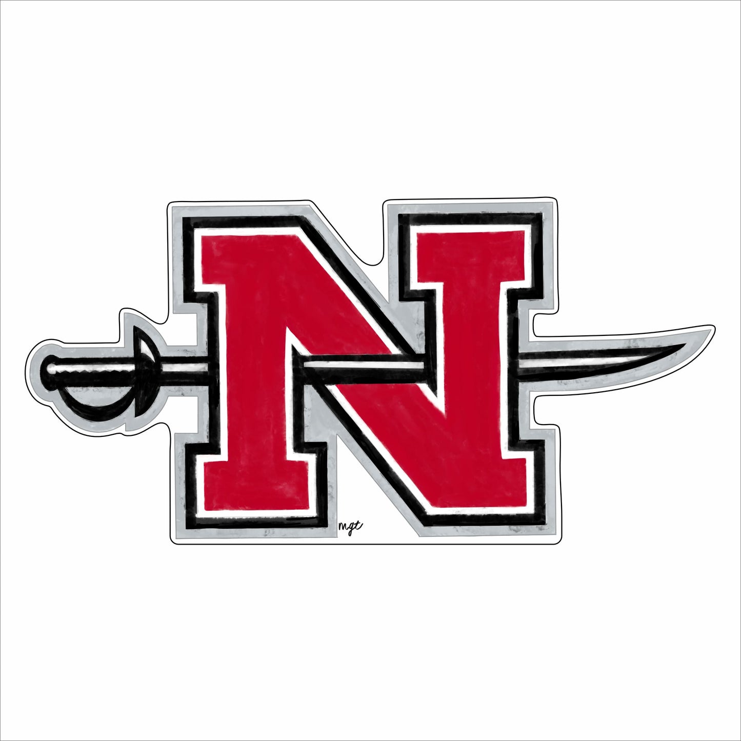 MGT-009 Nicholls State University | 0.75in. Acrylic Contour |
