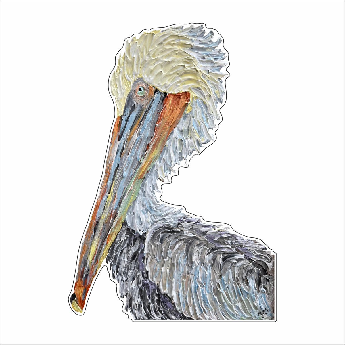 MGT-026 Pretty Pelican | 0.75Acrylic Contour