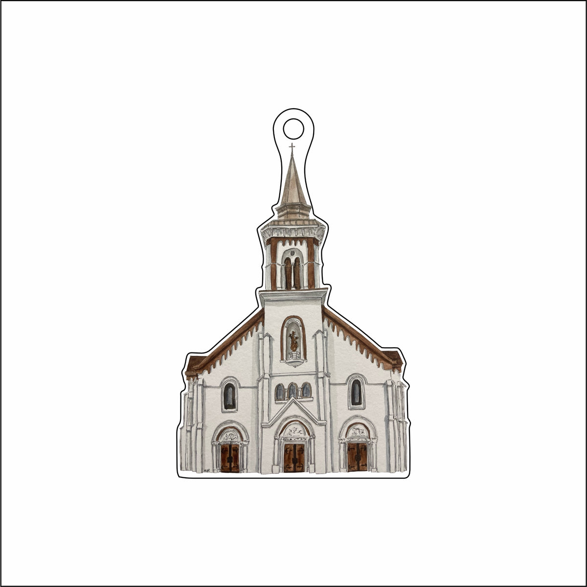MGT-041 St. Jospeh- Paulina Ornament | 0.25Acrylic Ornament