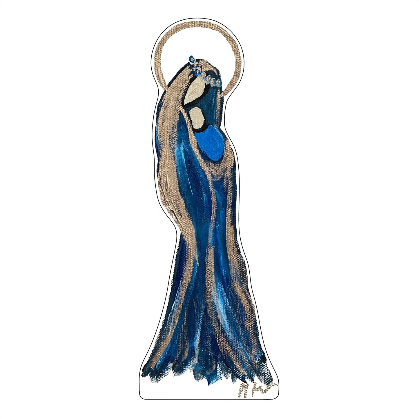 MHA-001 Mary | 0.75in. Acrylic Cutout