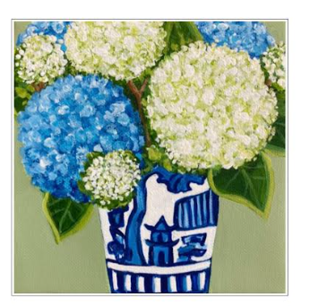 Floral III | 0.75in. Acrylic Cutout 5.5x5.5|