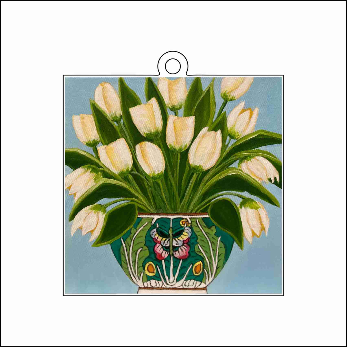MHE-025 Floral II Ornament | 0.25Acrylic Ornament