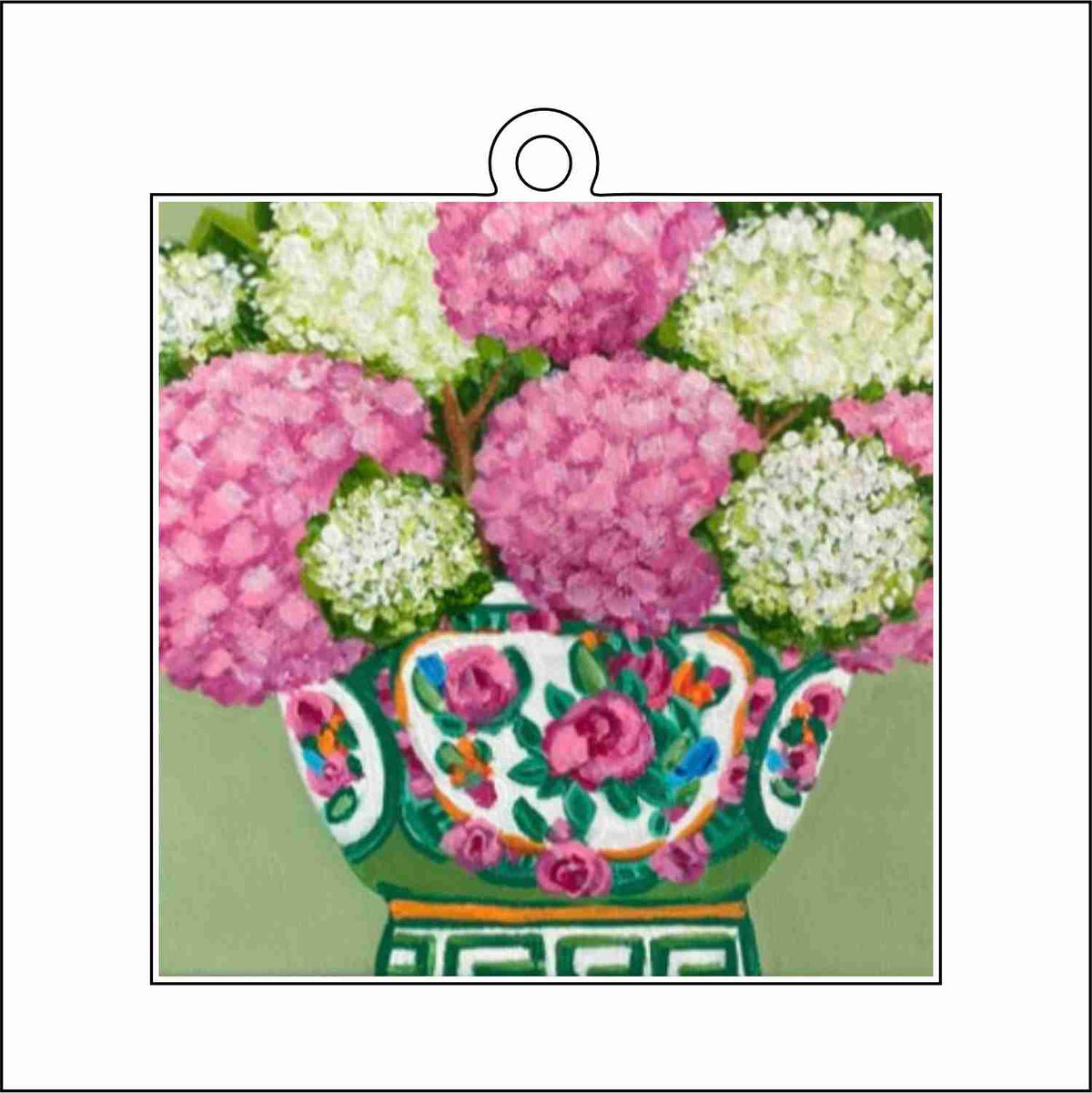 MHE-026 Floral IV Ornament | 0.25Acrylic Ornament
