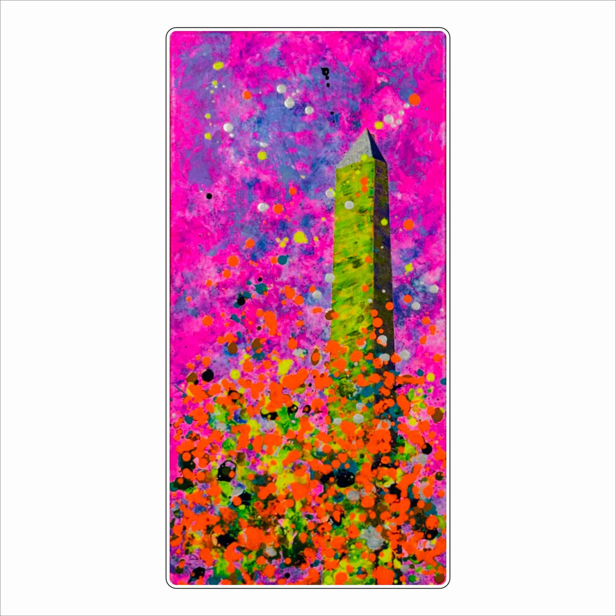 MHS-004 Obelisk in Bloom Block | 0.75Acrylic Contour