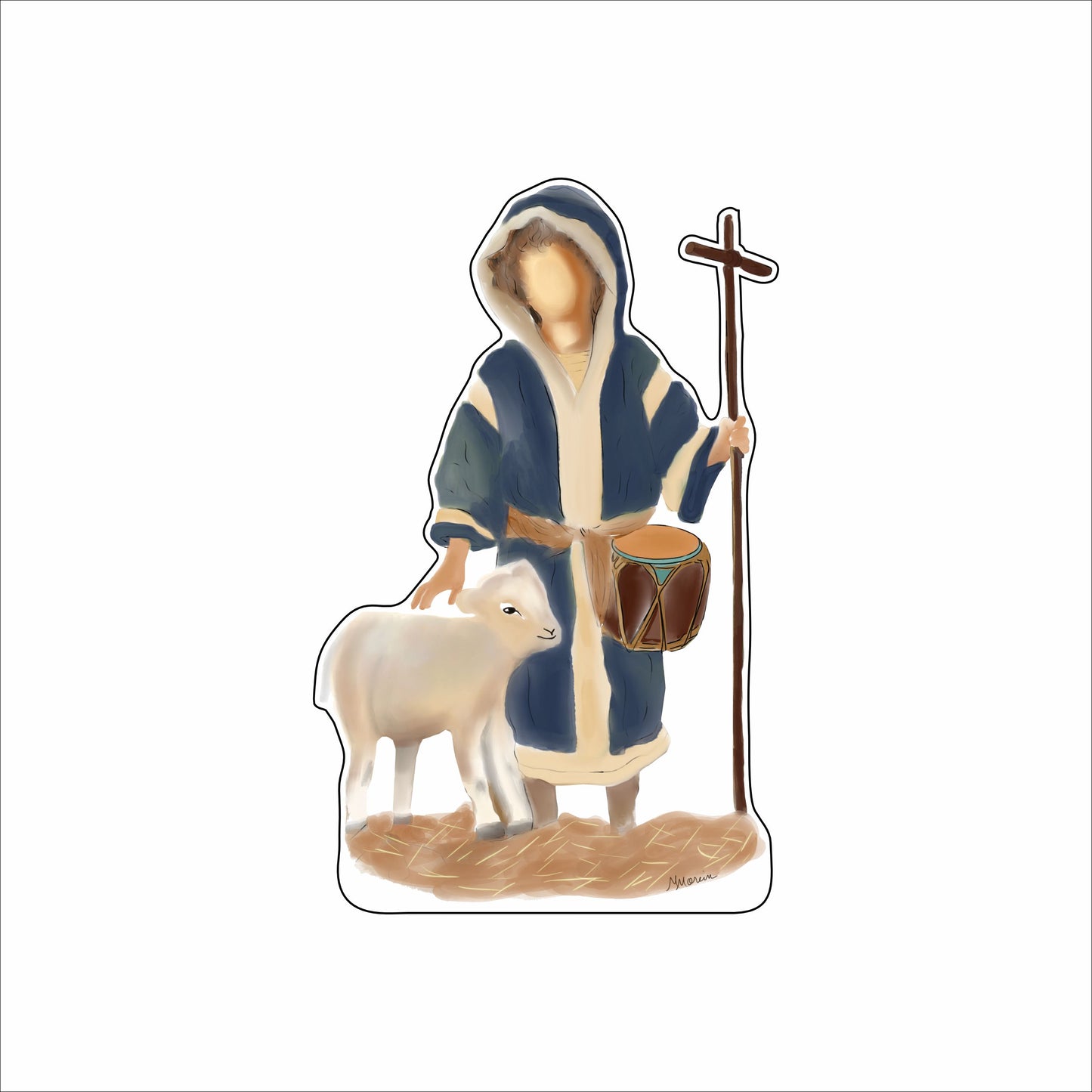 MIM-015 Sherpherd Boy | 0.75Acrylic Contour