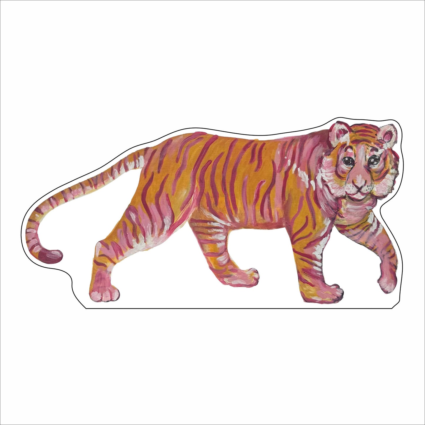 MKD-040 Tiger Walk | 0.75in. Acrylic Contour | Case Bundle of 25