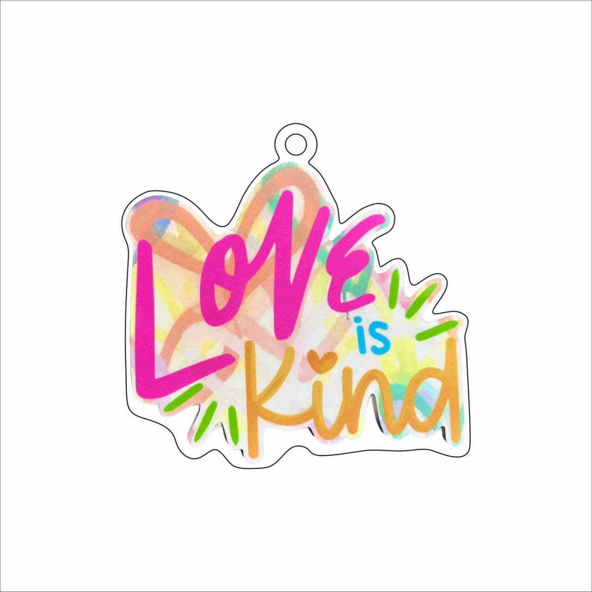 MKD-112 Love is Kind Ornament | 0.25Acrylic Ornament