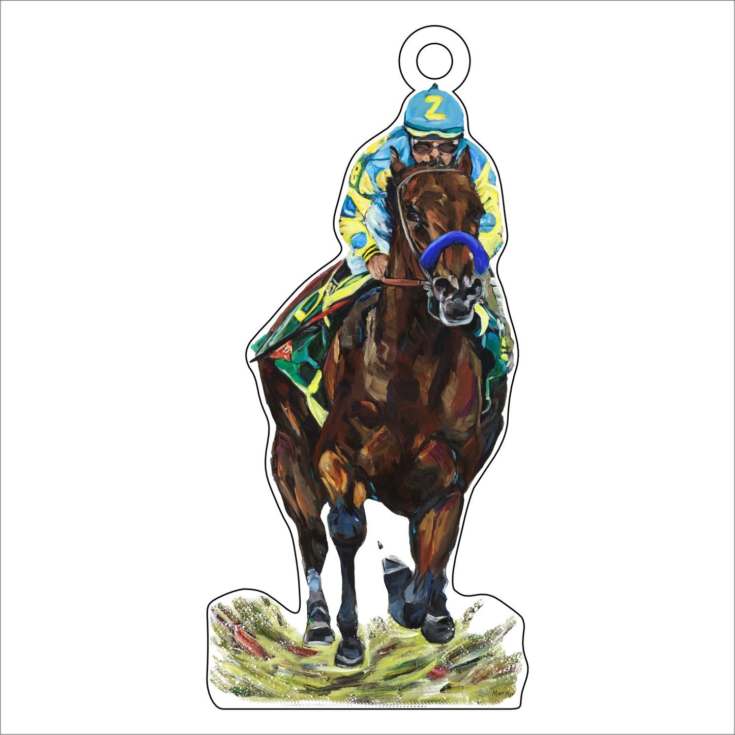 MOO-038 American Pharoah | 0.25 in. Acrylic Ornament