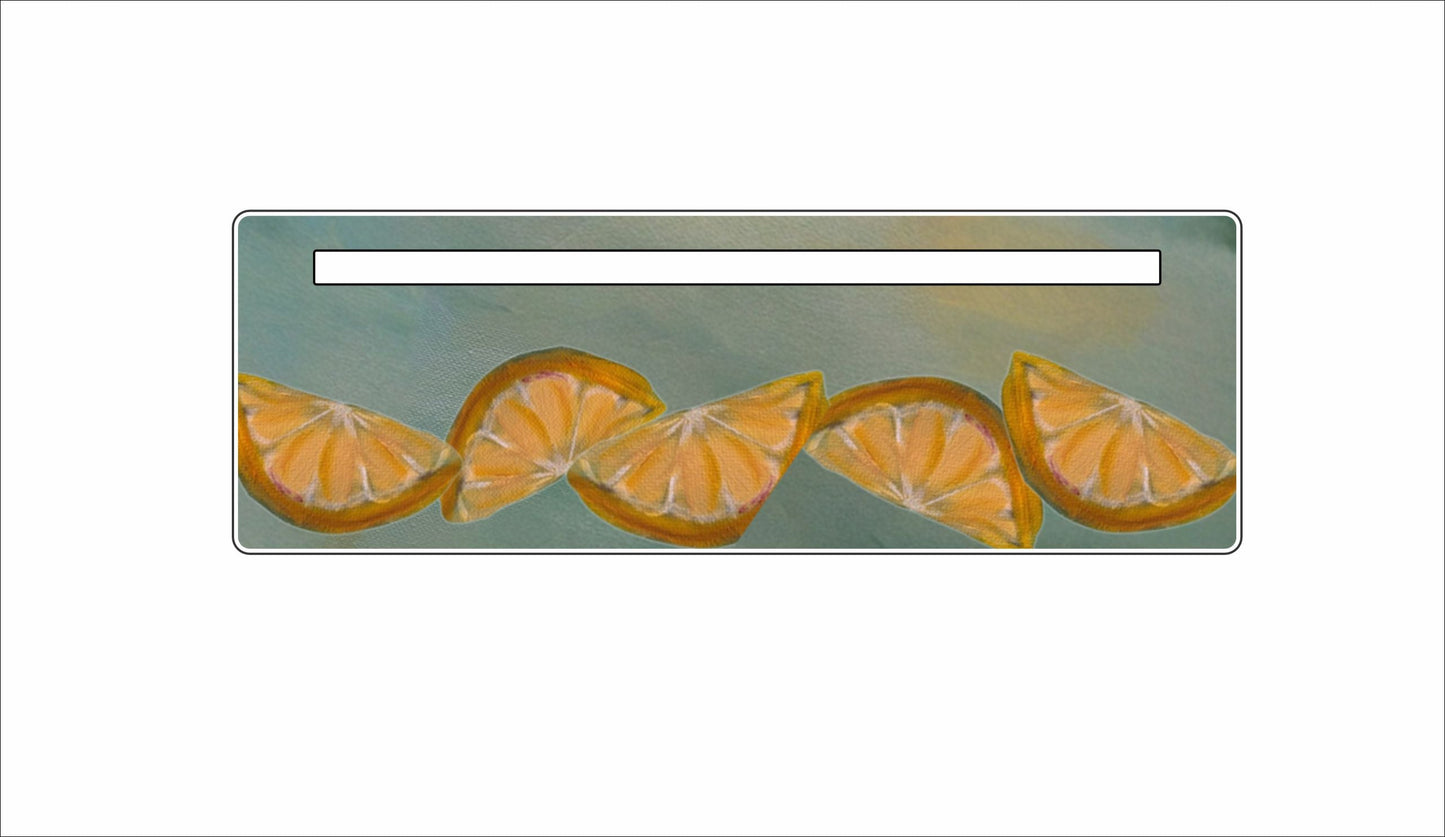 MPA-004 Orange Slice Mahjong Card Line Finder | 0.125Acrylic Contour | Case of 10