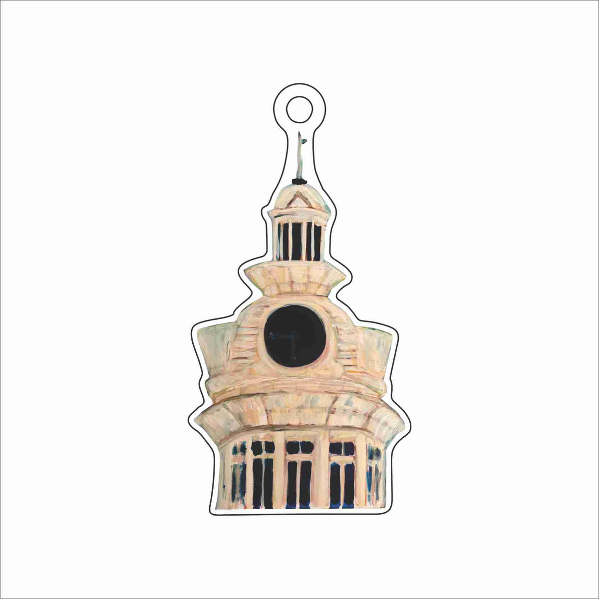 MPA-008 Courthouse Ornament | 0.25Acrylic Ornament
