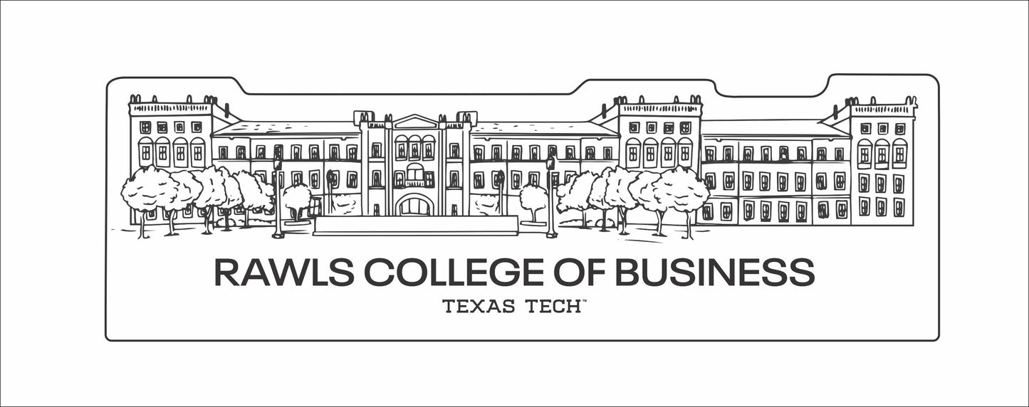MSH-104 Rawls College of Business | 0.75in. Acrylic Contour |