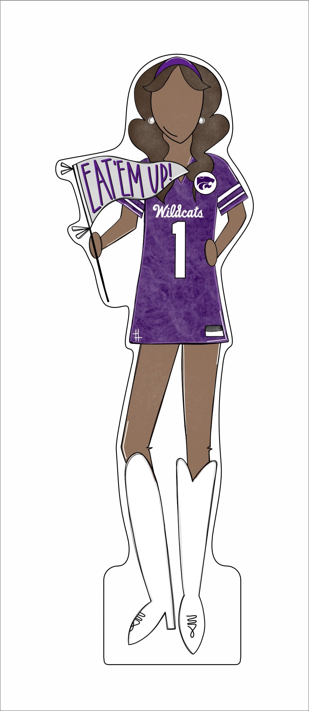 KS Fan 3 | 0.75in. Acrylic Cutout | Case Bundle of 25