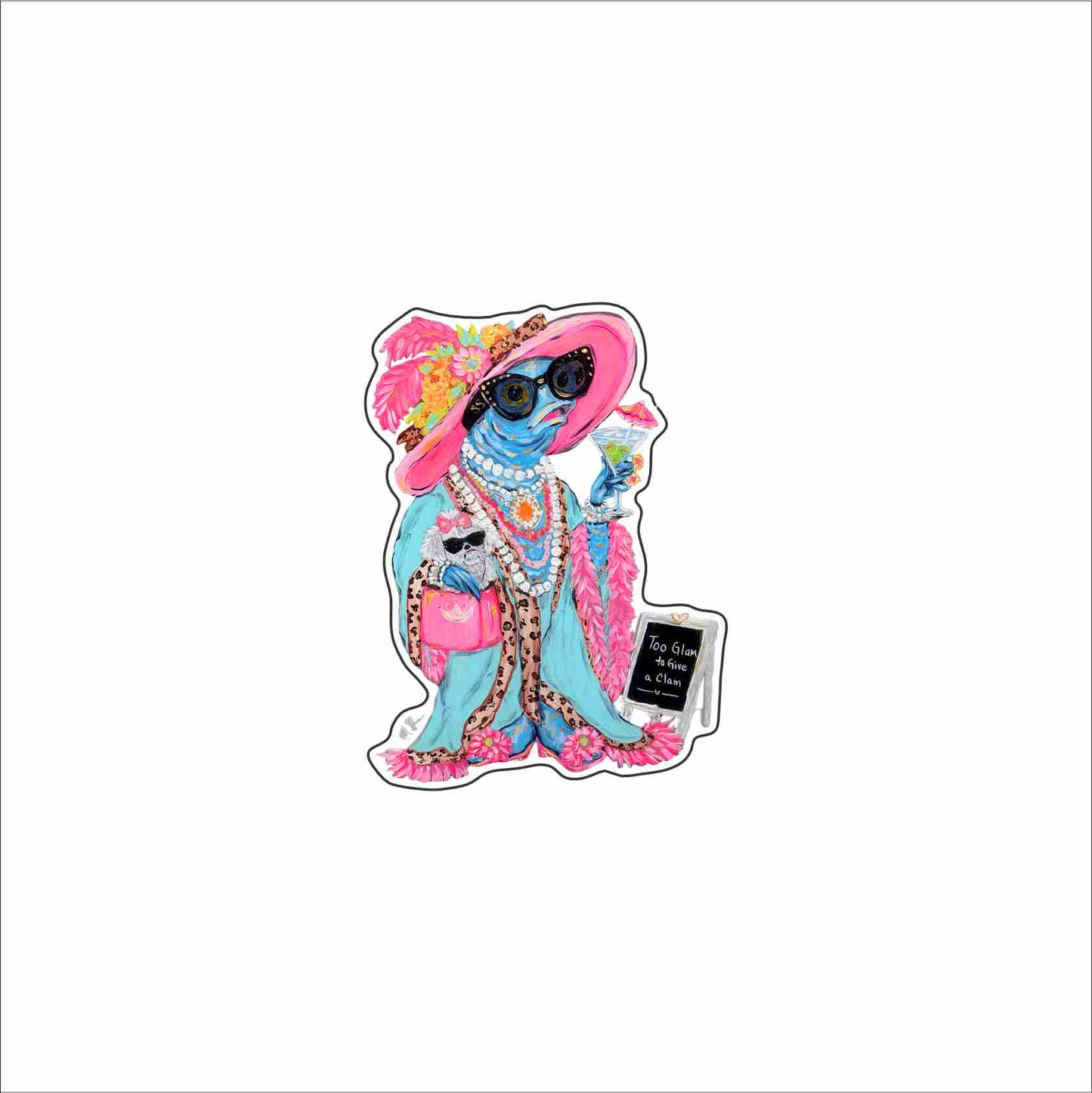 MTA-008 Eccentric Aunt Magnet | 0.125Acrylic Magnet