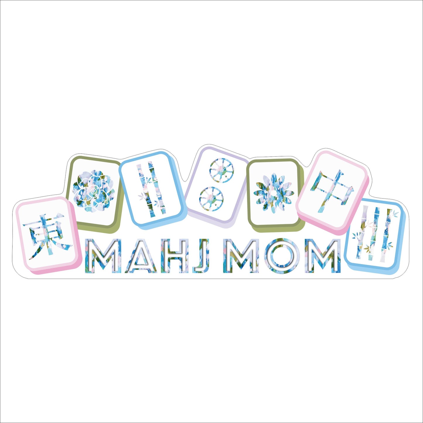 Mahj Mom | 0.75in. Acrylic Cutout | Case Bundle of 25