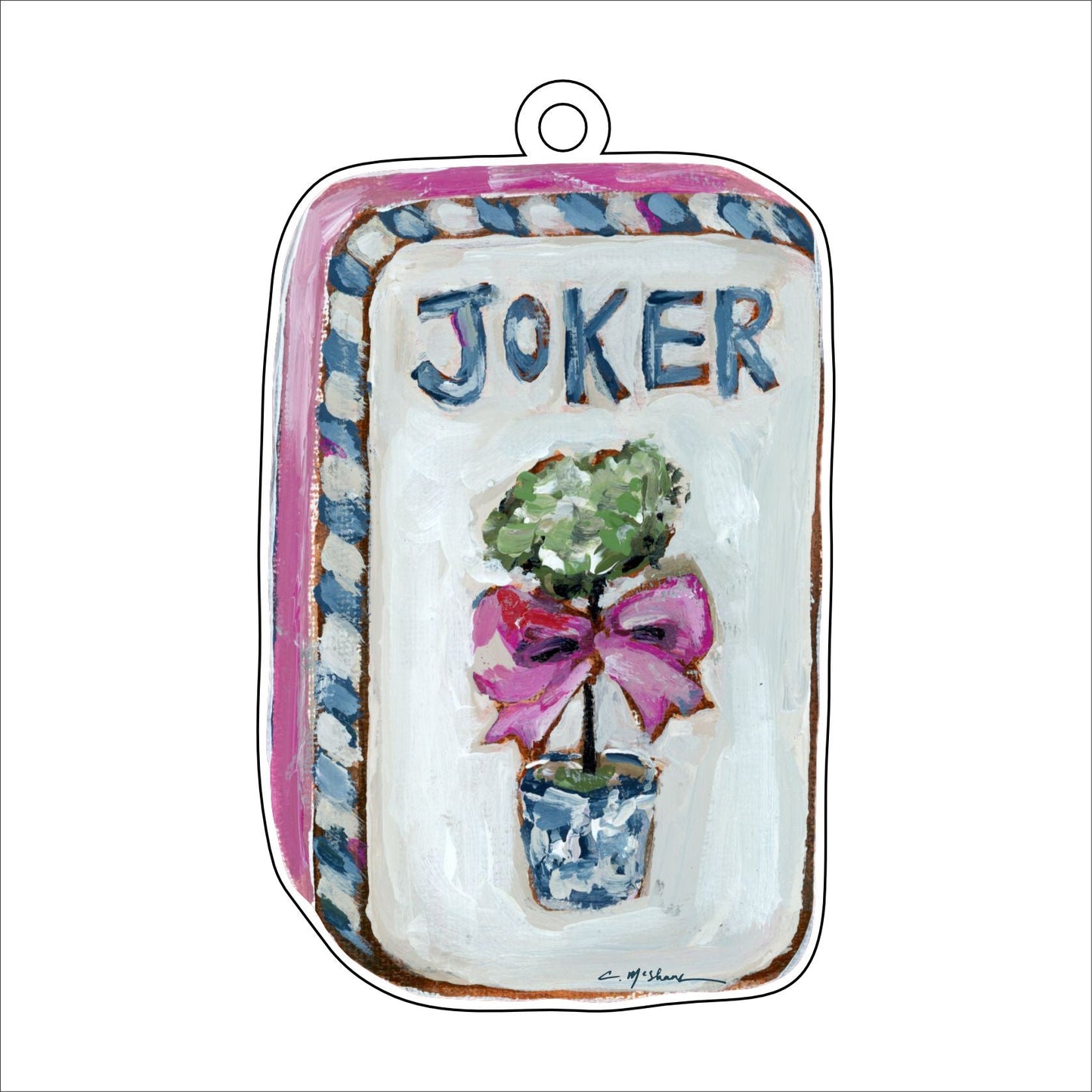 Mahjong Chic | 0.25in. Acrylic Ornament | Mix and Match (any 10+)