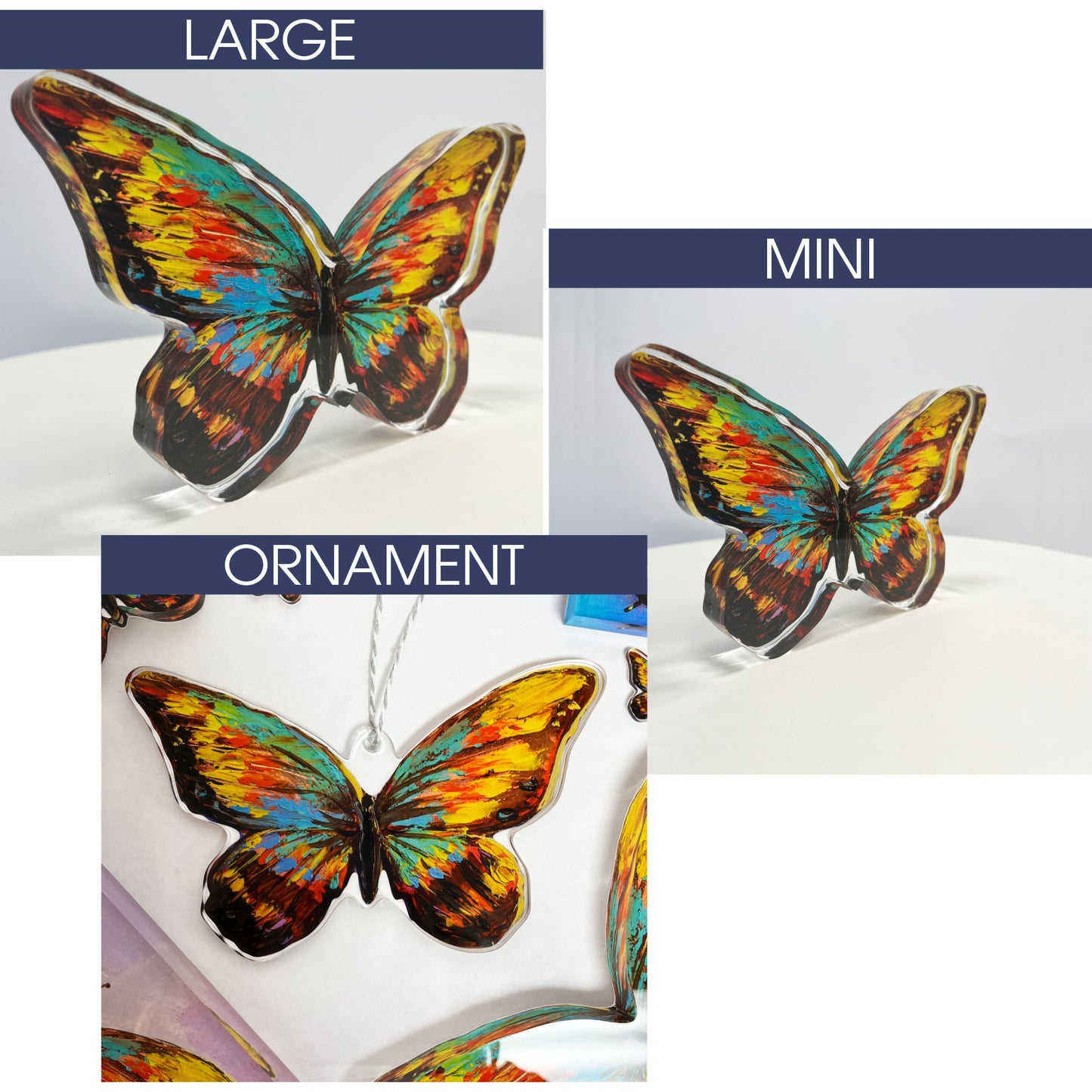 Acrylic Cutout Bundle | Large, Mini, Ornament | PHP Prototypes