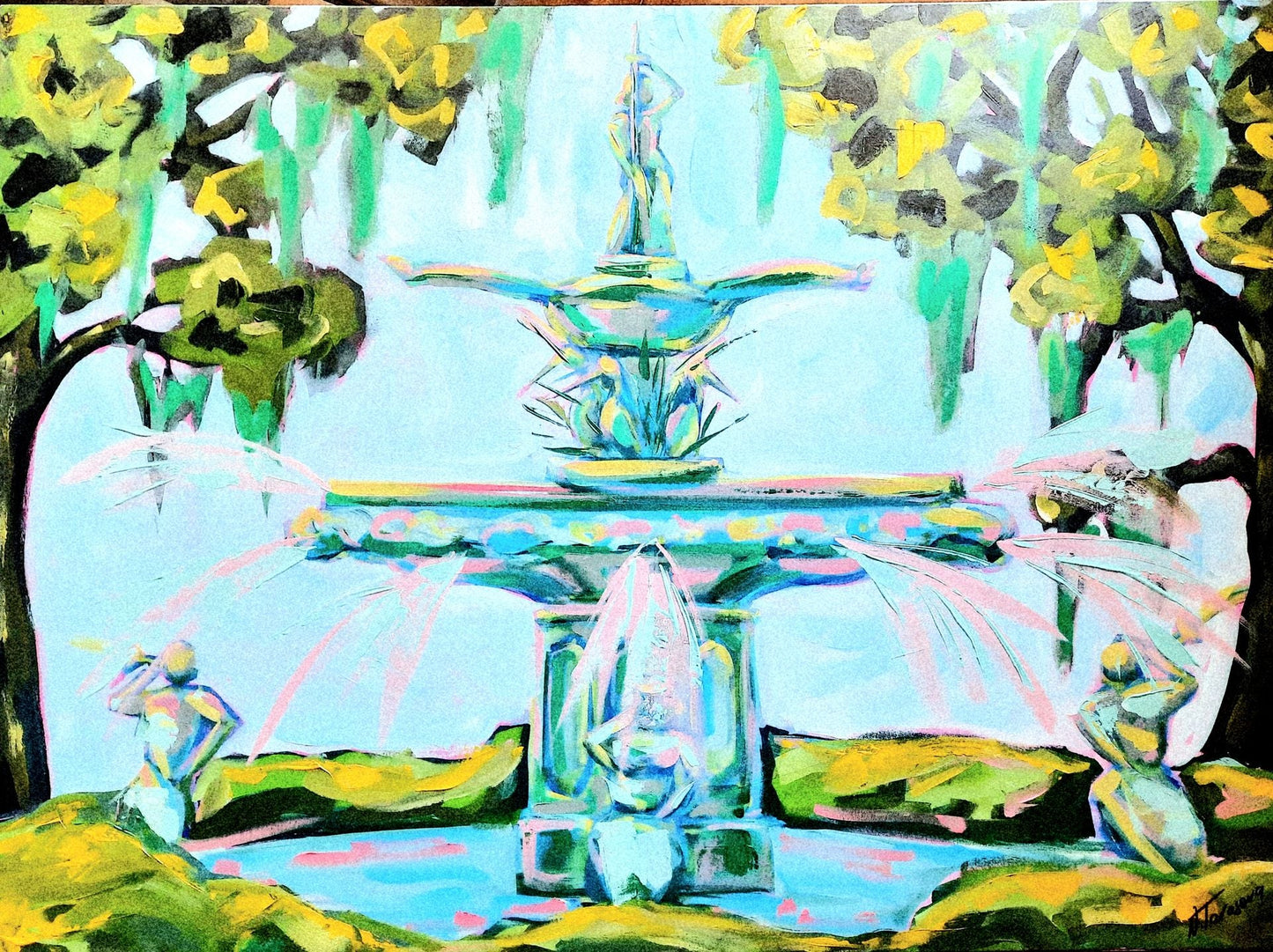 Water Fountain | 0.125in. Acrylic Puzzle | Case Bundle any 10+ (Pack of 1)