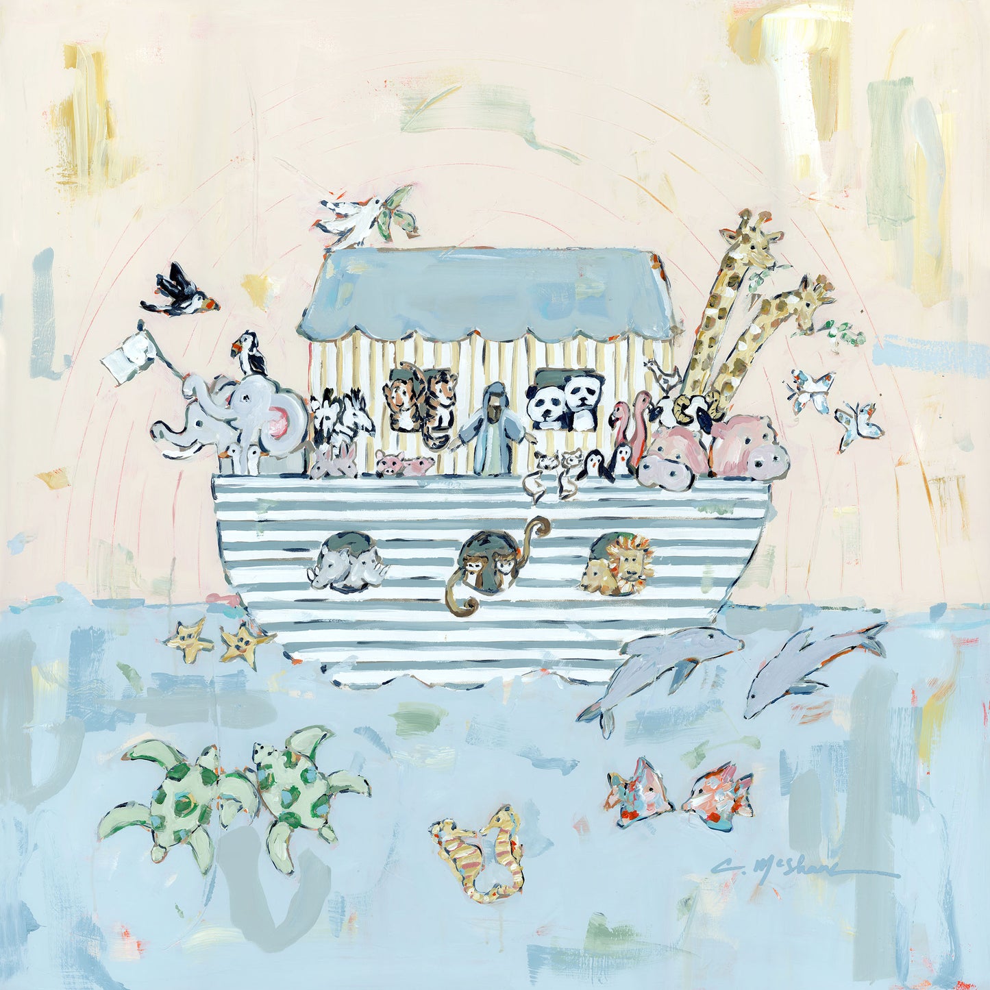 Noah's Ark V 5.5x5.5 | 0.75in. Acrylic Cutout | Case Bundle any 10+ (Pack of 1)