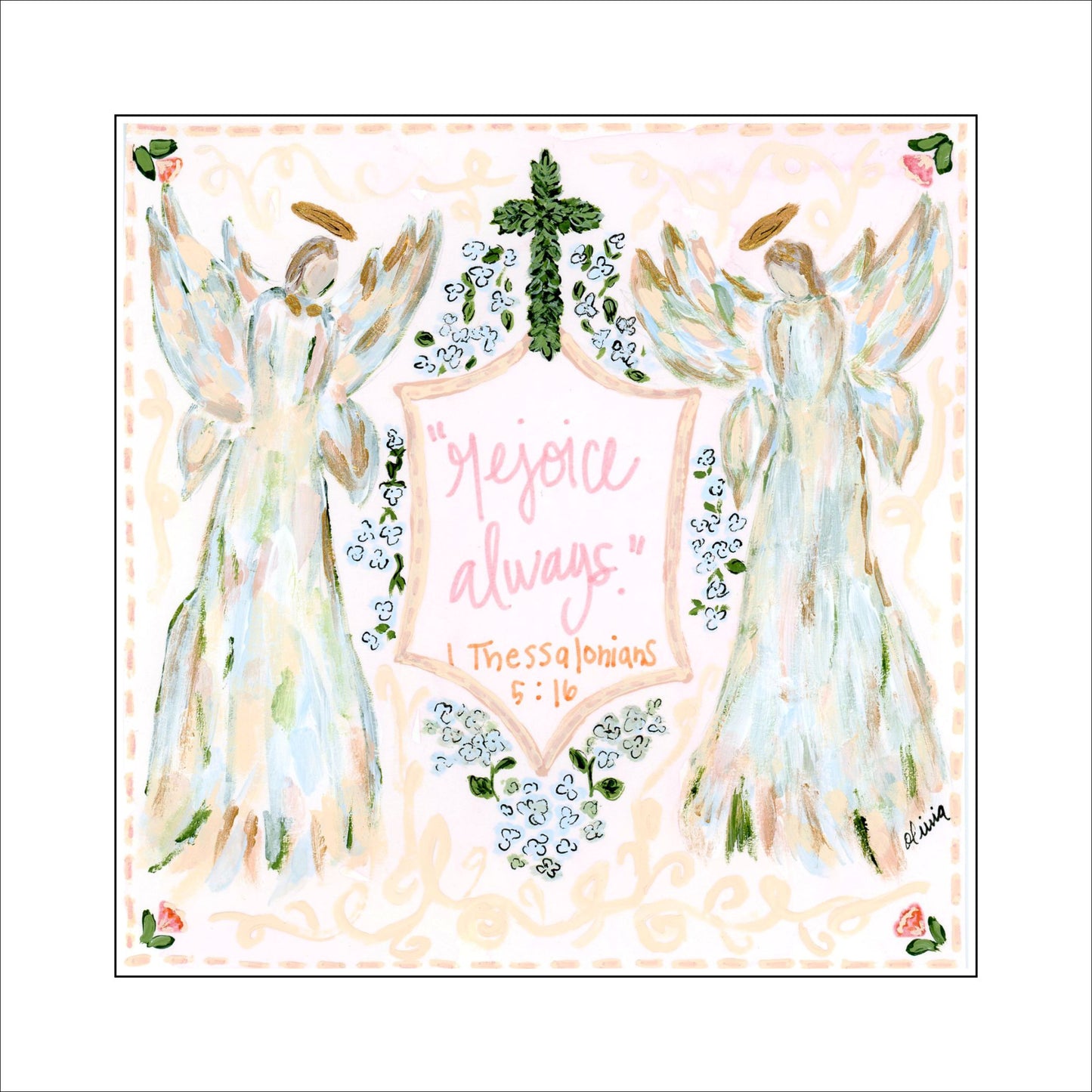 OMA-002 Rejoice Always | 0.75in. Acrylic Cutout | Case Bundle any 10+ (Pack of 1)