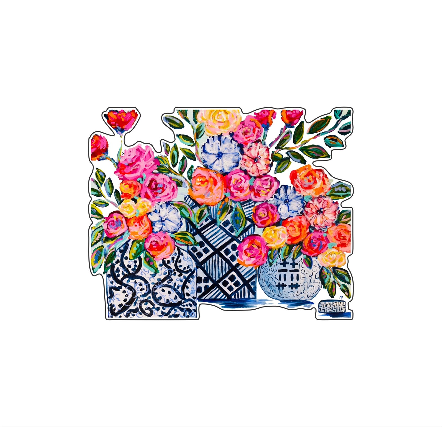 PPP-001 Three Best Friends | 0.75Acrylic Contour