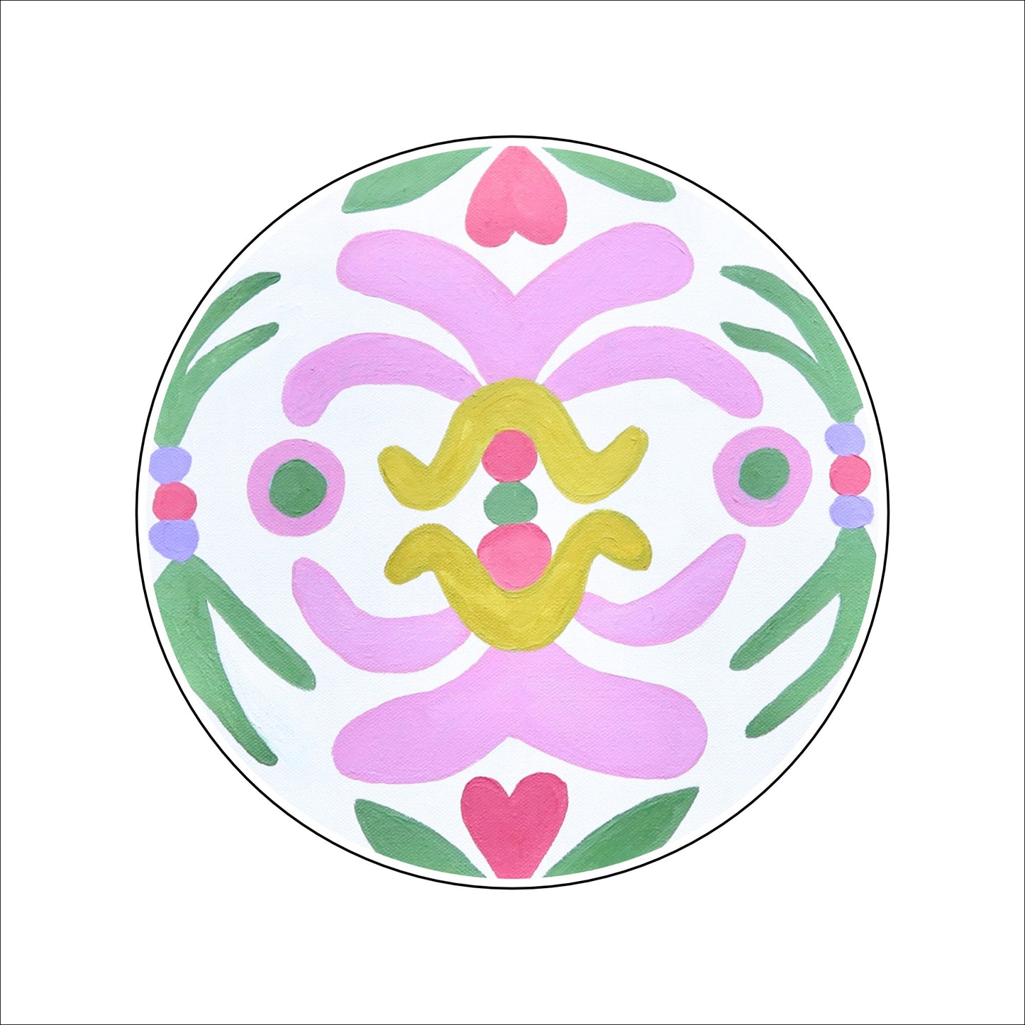 Palm Beach | 0.25in. Acrylic Coaster with Cork | Case Pack of 4