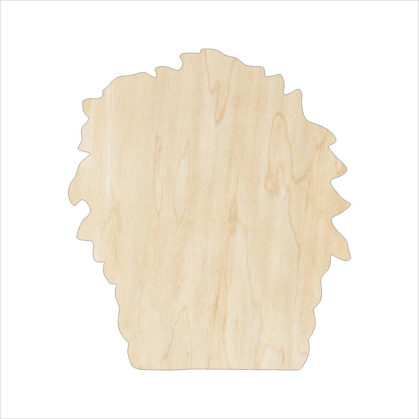 Potted Plant Wood Silhoutte SM | 0.50 Wood Cutout | Single