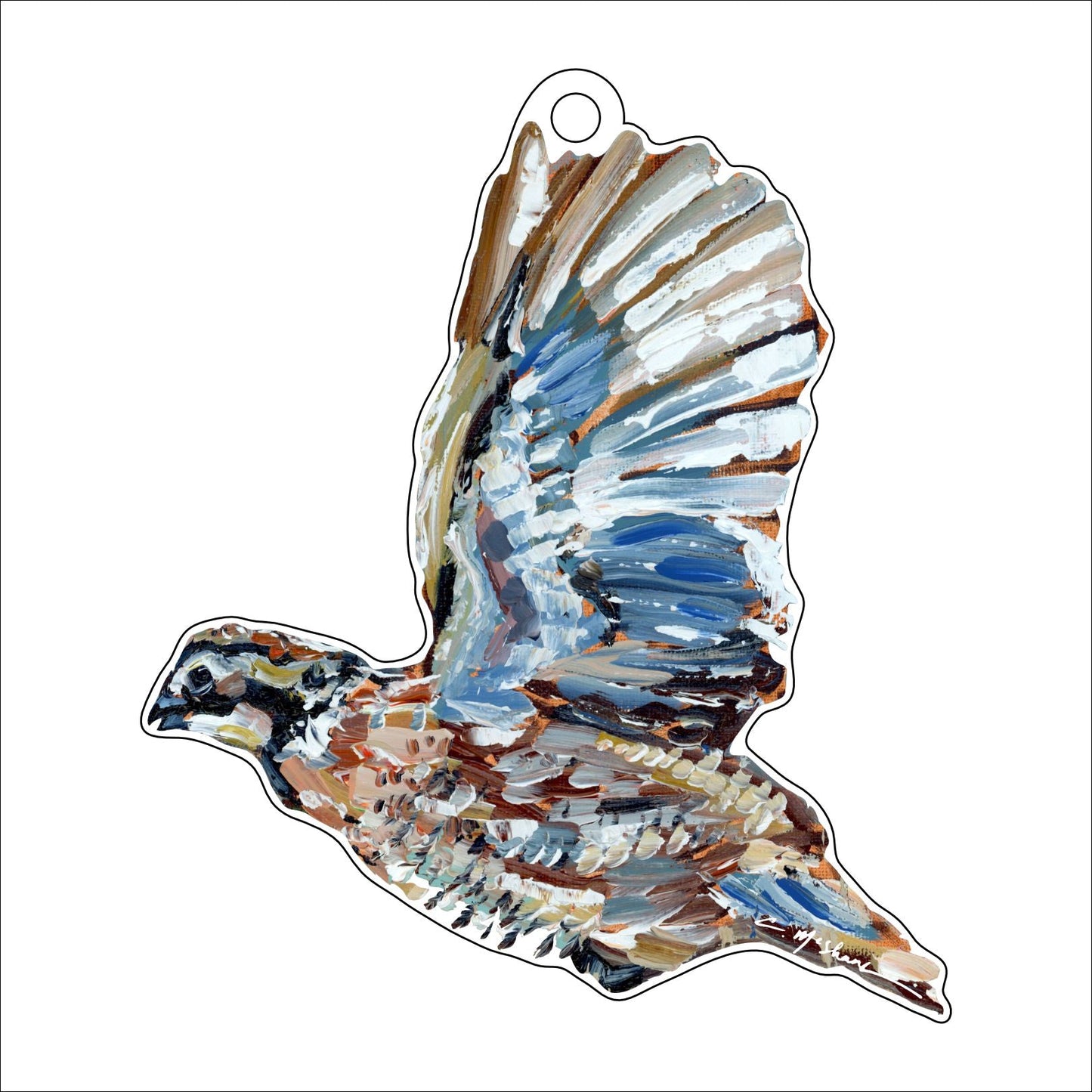 Quaint Quail | 0.25in. Acrylic Ornament | Mix and Match (any 10+)