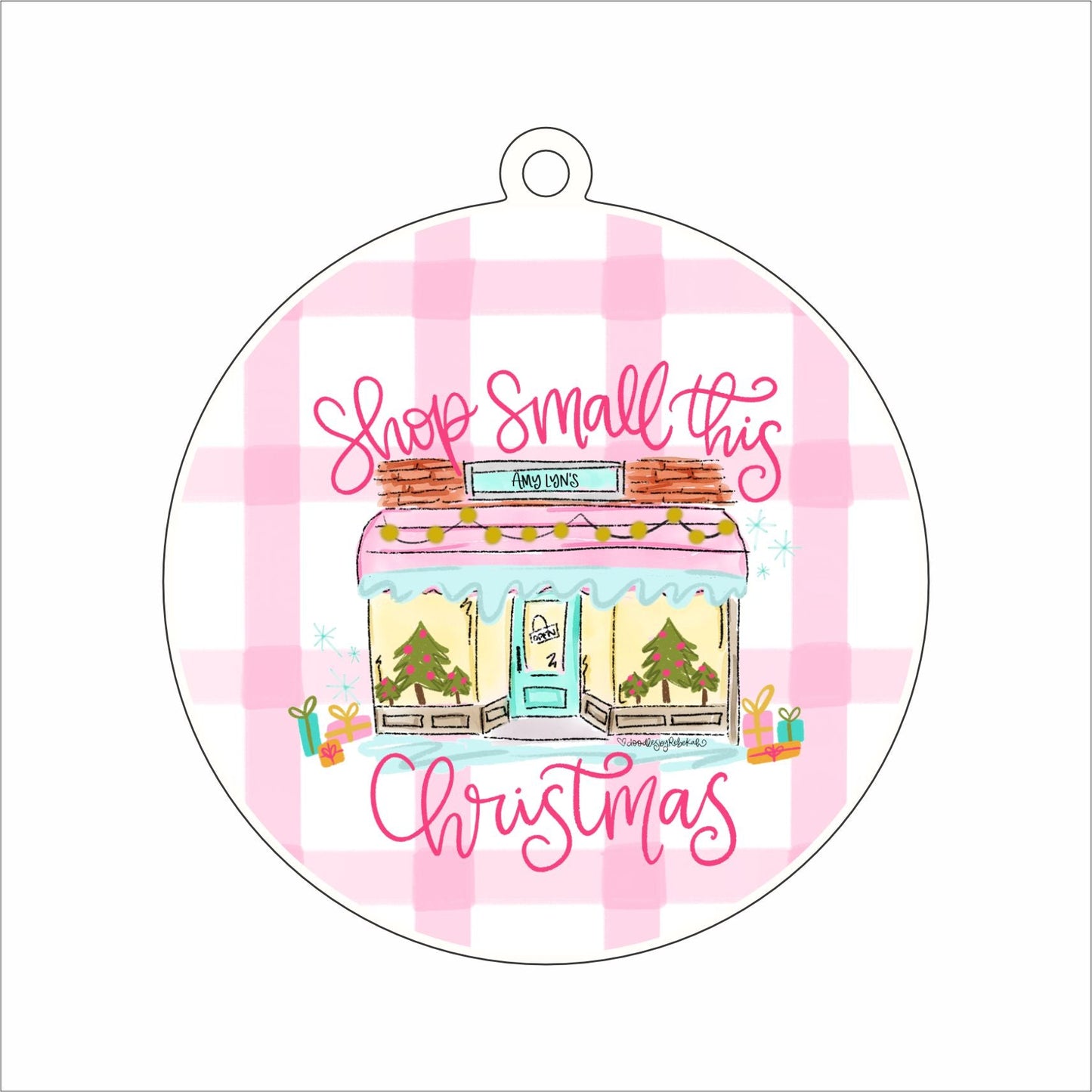 RIA-069 Amy Lyn's | 0.125in. Acrylic Ornament | Mix and Match (any 10+)