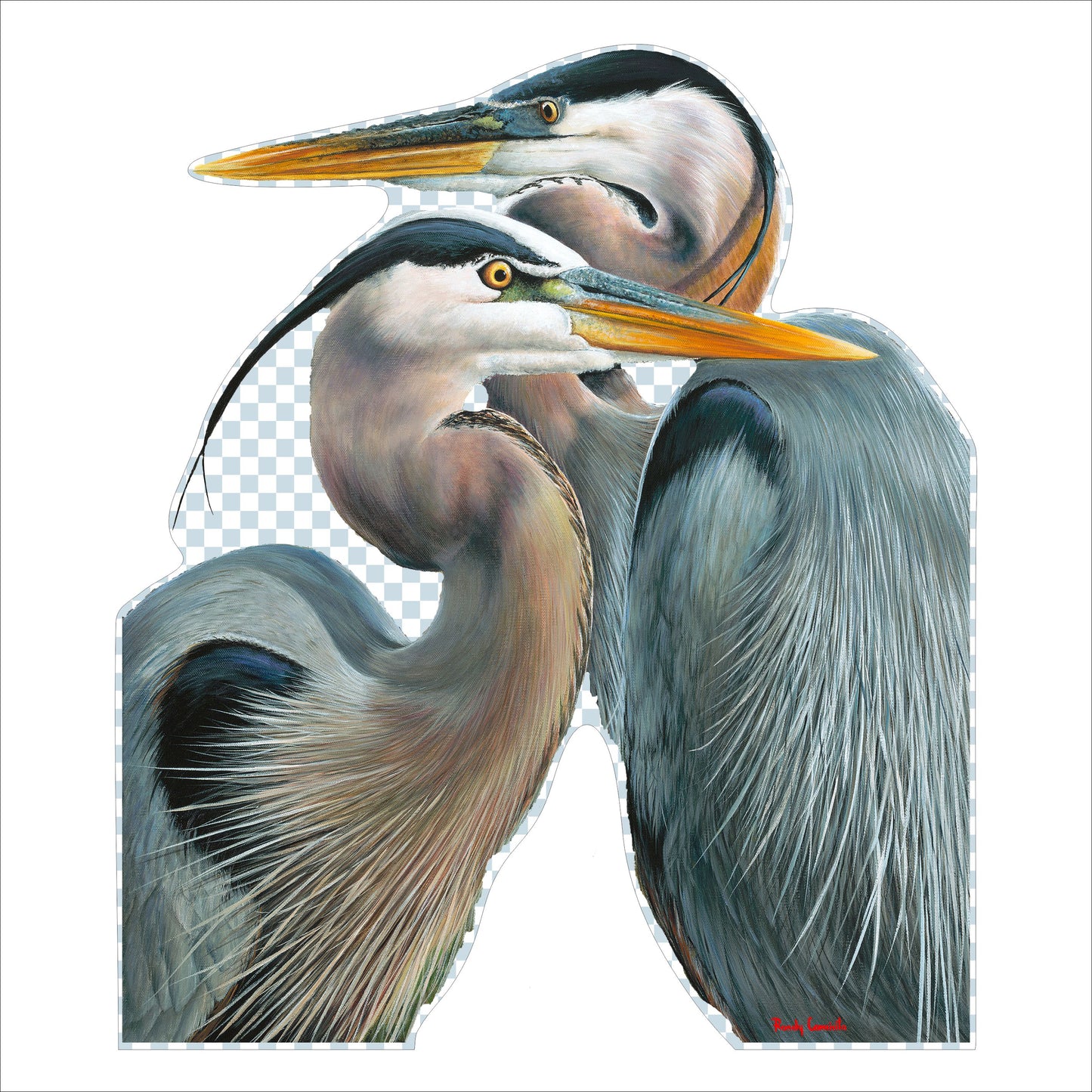 RLC-002 Egrets | 0.75in. Acrylic Cutout | Case (any 10+)