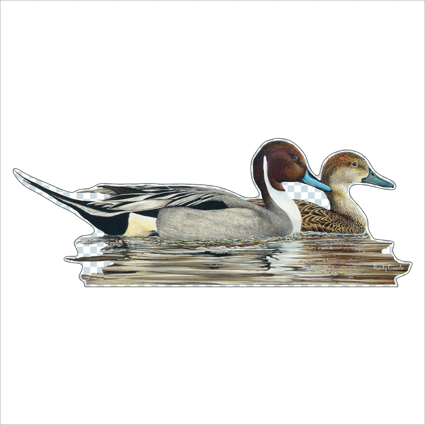 RLC-004 Pintail Ducks | 0.75in. Acrylic Cutout | Case (any 10+)