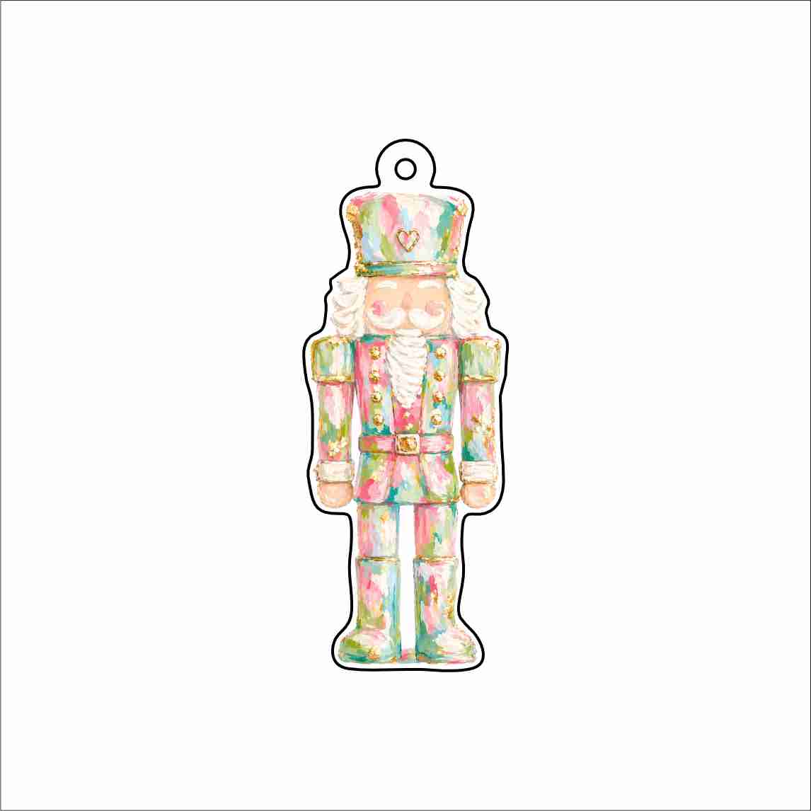 RMC-017 Nutcracker Jewelry Pendant | 0.125Acrylic Jewelry Pendant | Set of 10