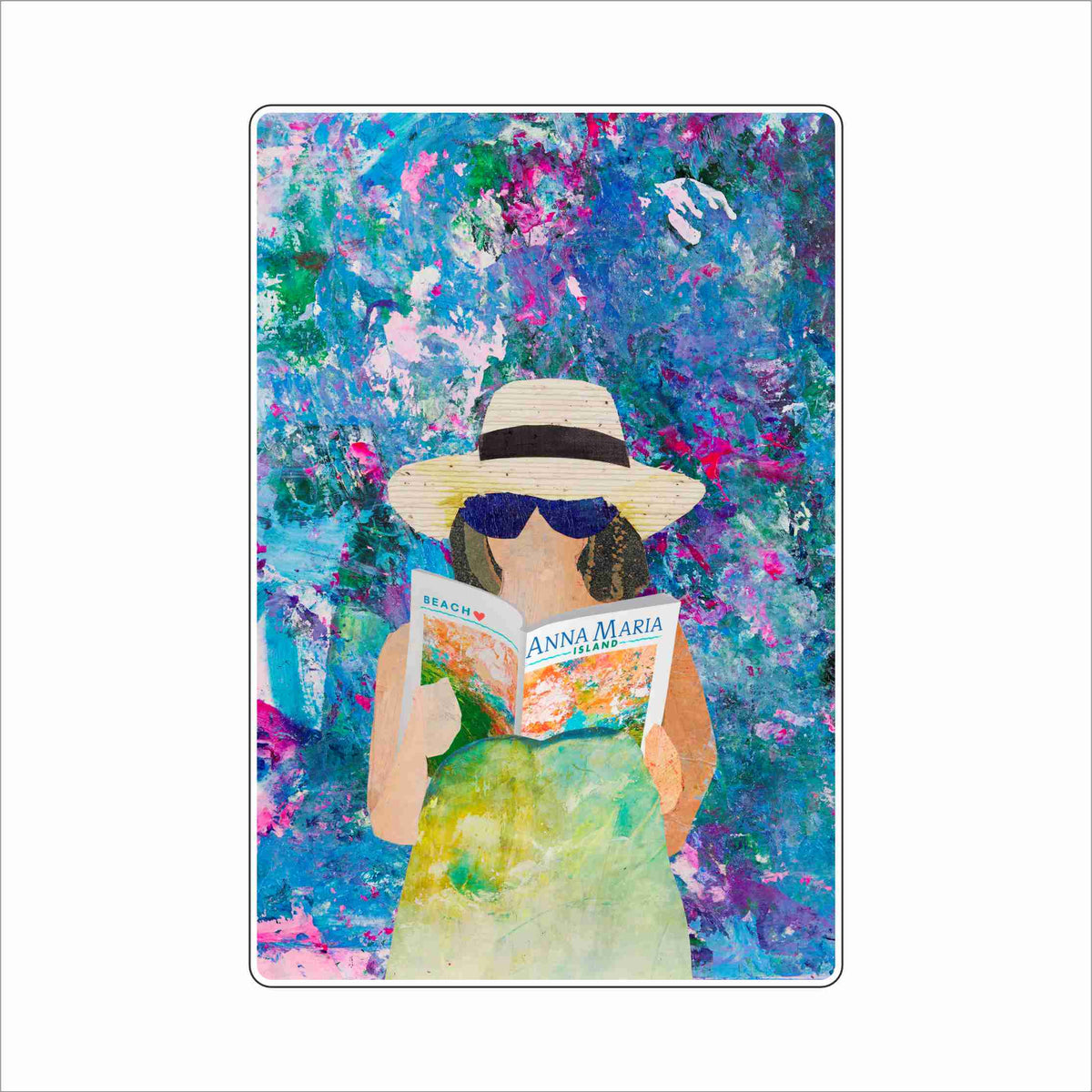 RTA-001 Beach Reader Block | 0.75Acrylic Contour