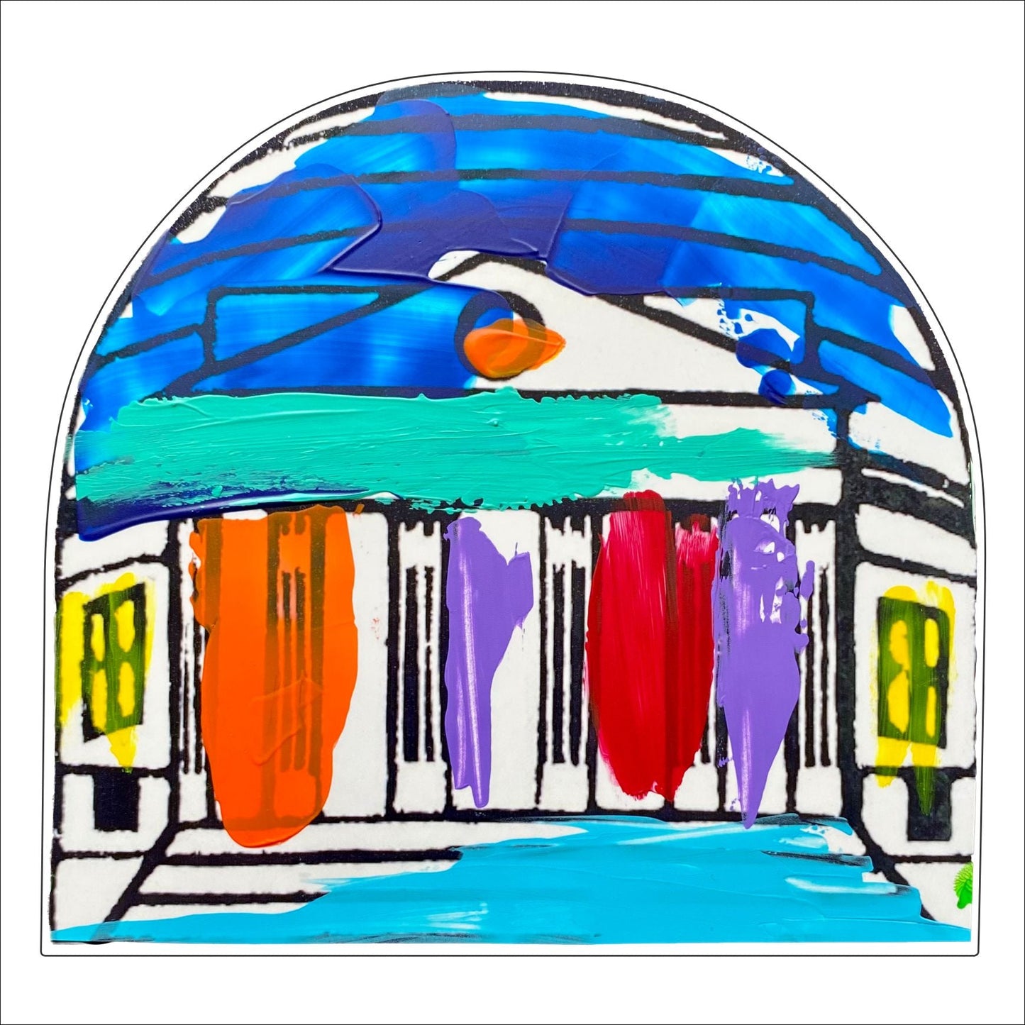 Building | 0.75in. Acrylic Cutout | Case Bundle any 10+ (Pack of 1)