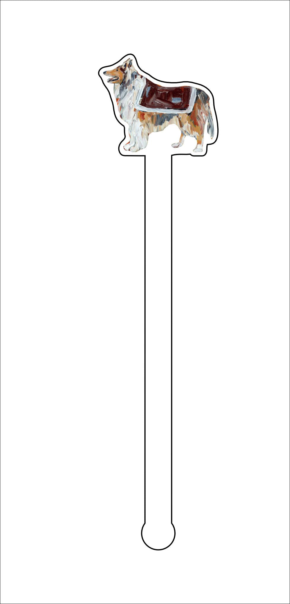 CMS-550-C4 Rev Drink Stirrer Set| 0.125Acrylic Stirrer | Set of 4