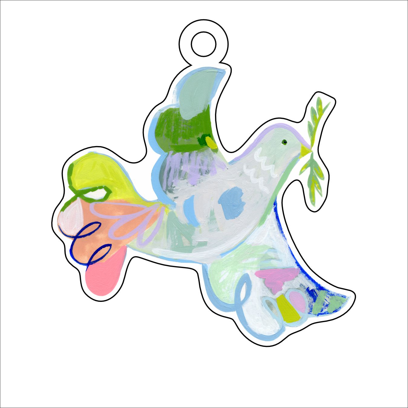 SMJ-001 Hope Ornament | 0.25in. Acrylic Ornament |
