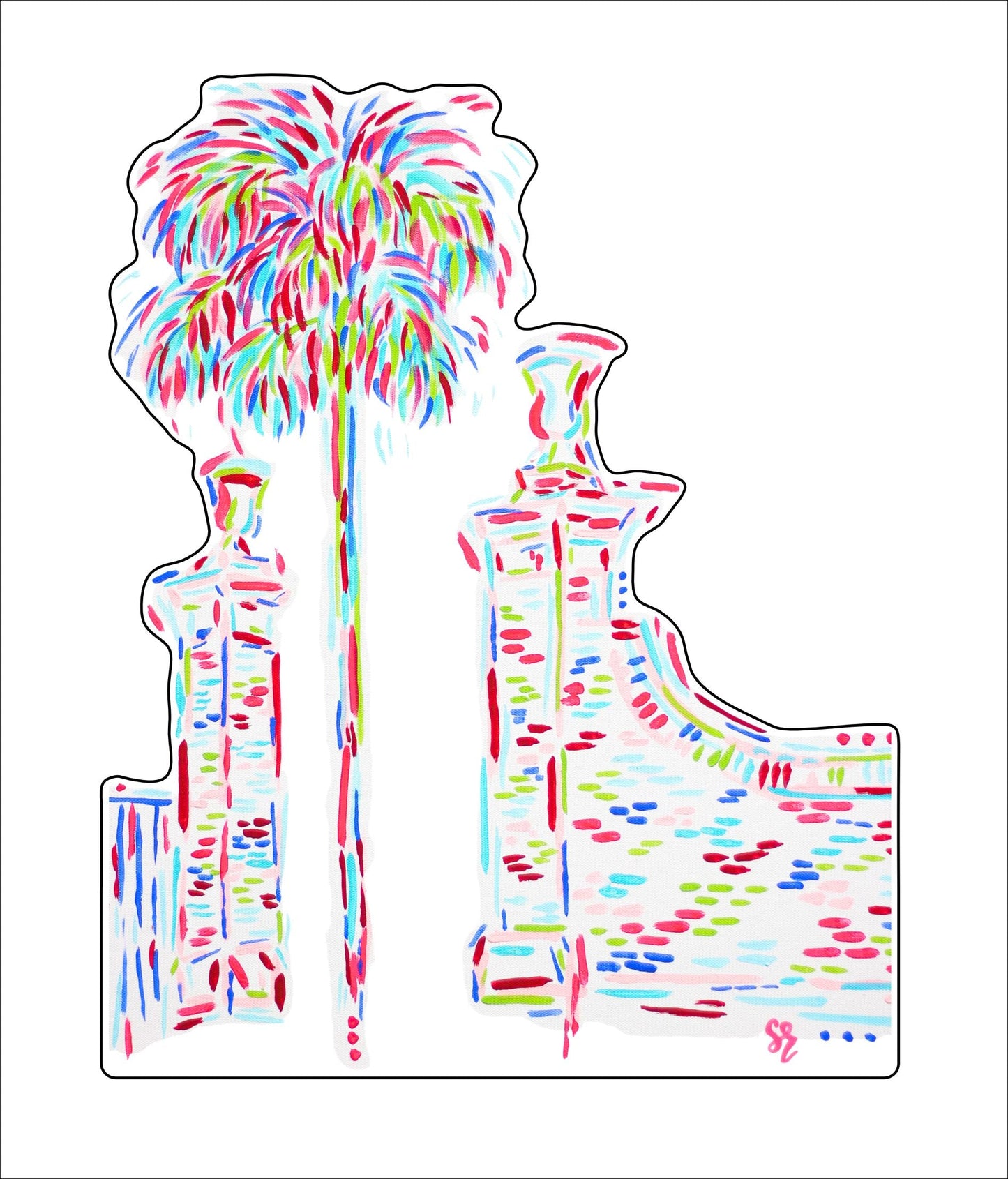 Palm Tree | 0.75in. Acrylic Cutout | Case (any 10+)