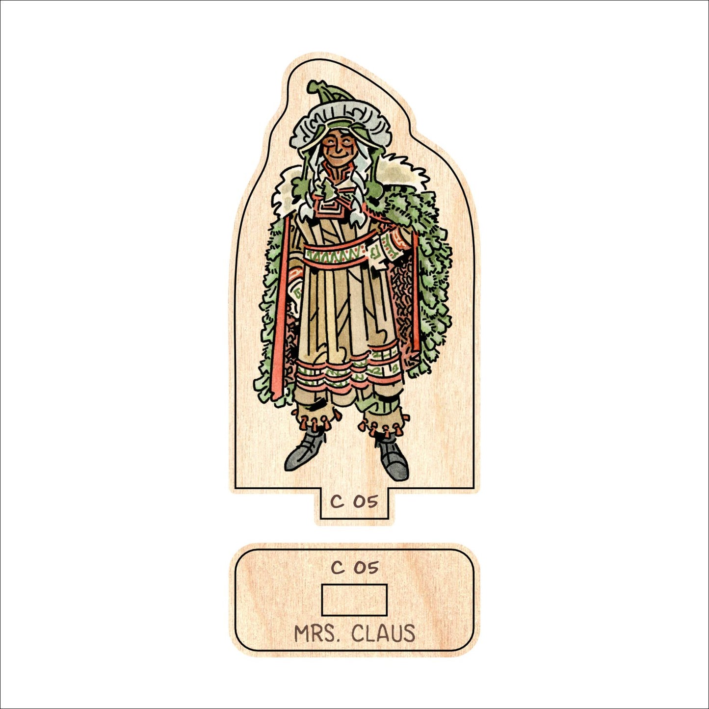 XmasC 05 Mrs Claus Brown | Figures | Single