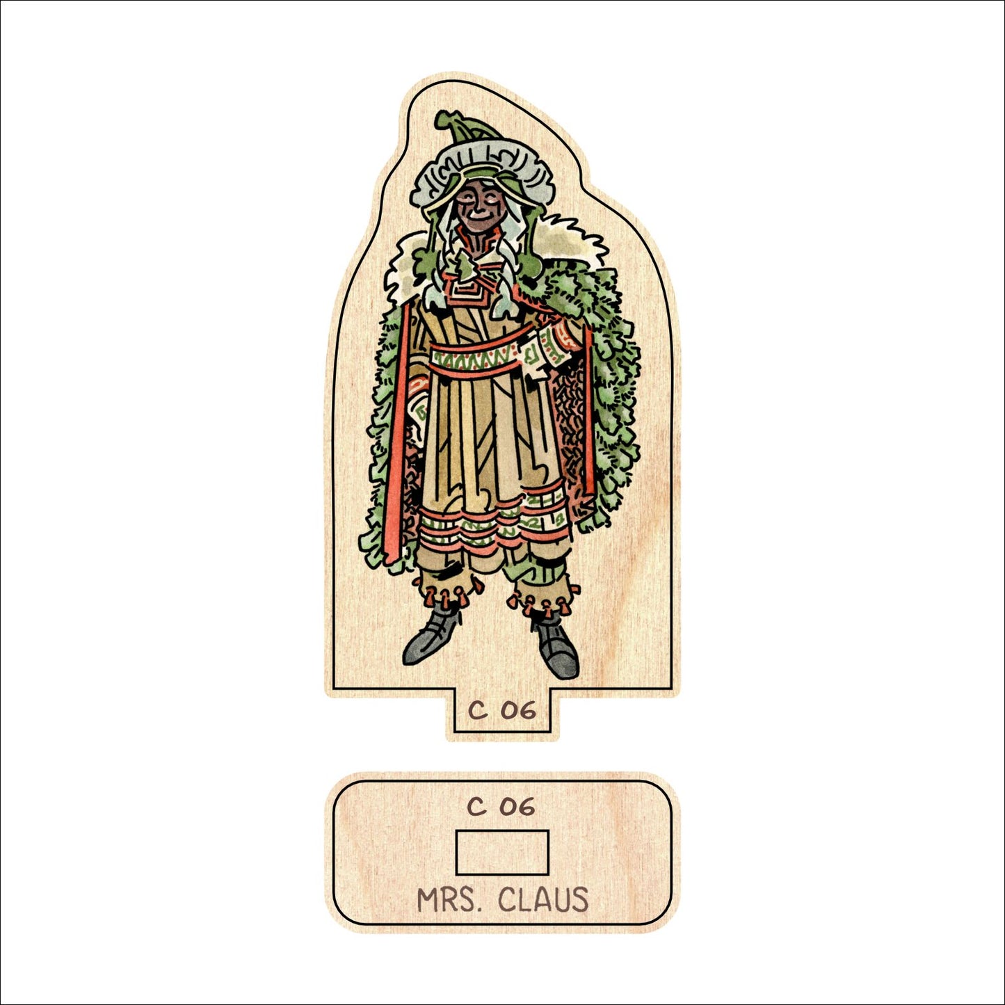 XmasC 06 Mrs Claus Black | Figures | Single