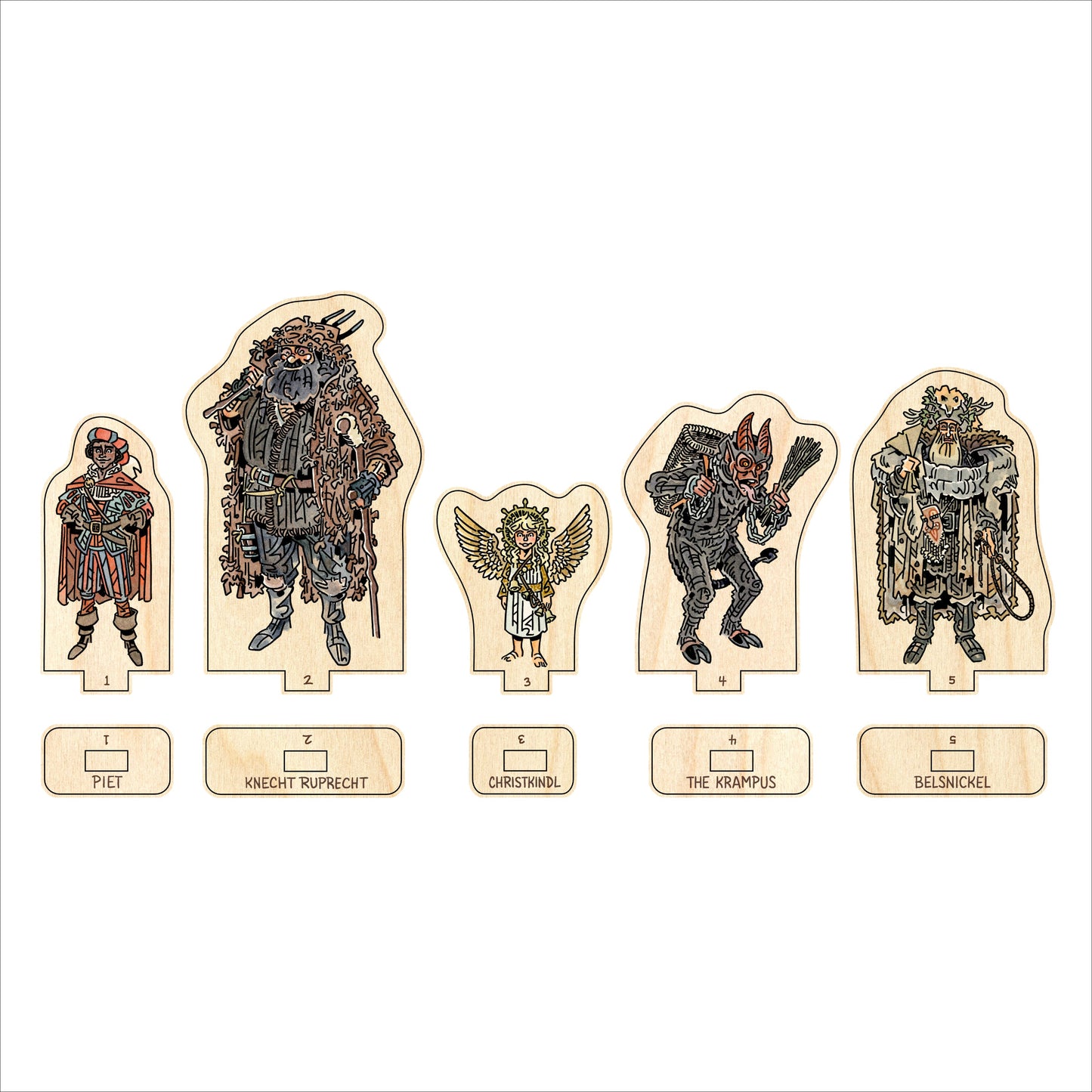 Christmas Figurine Set C | Figure Collections | Single
