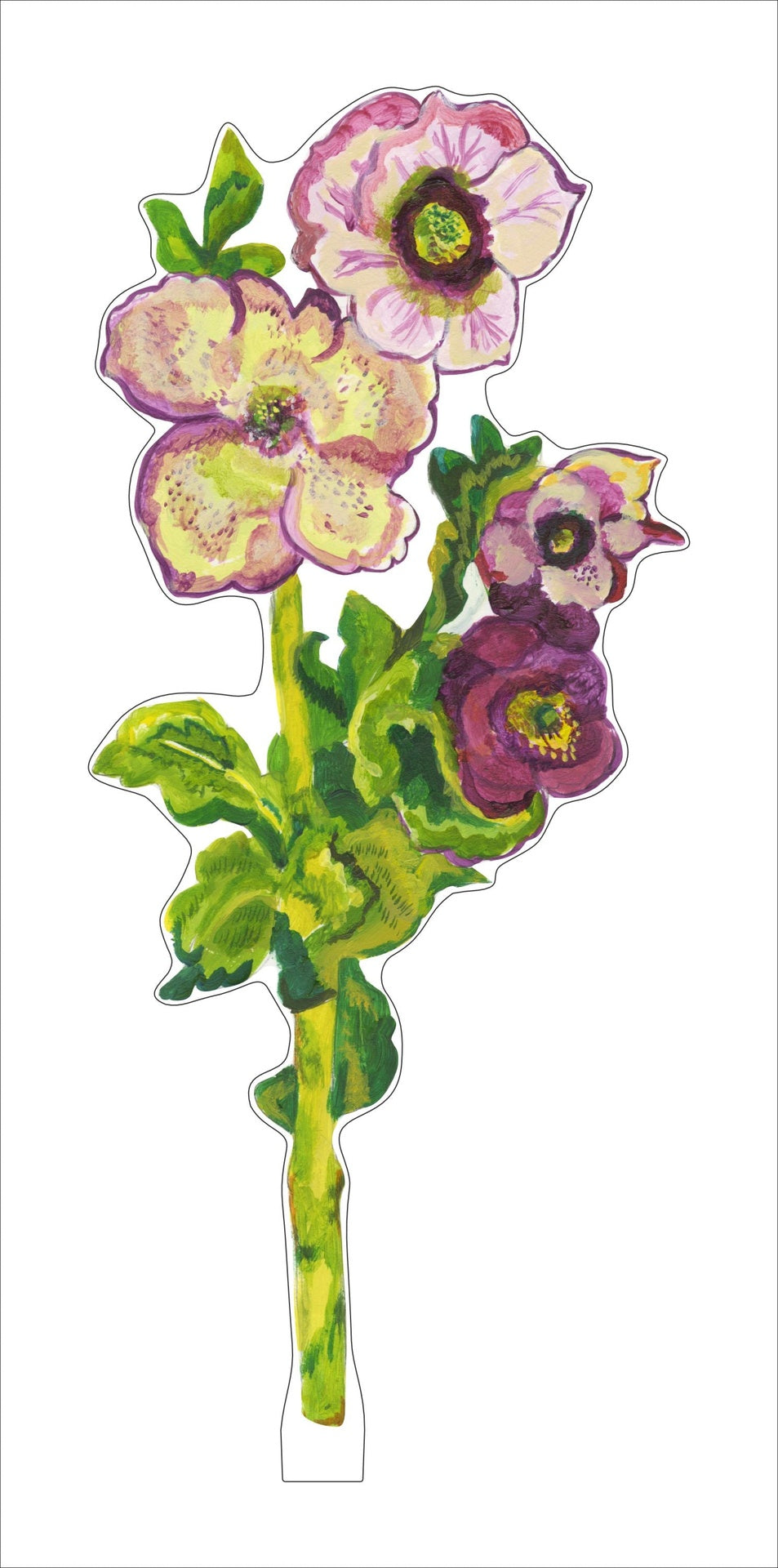 Hellebore Flower | 0.25in. Acrylic Floral