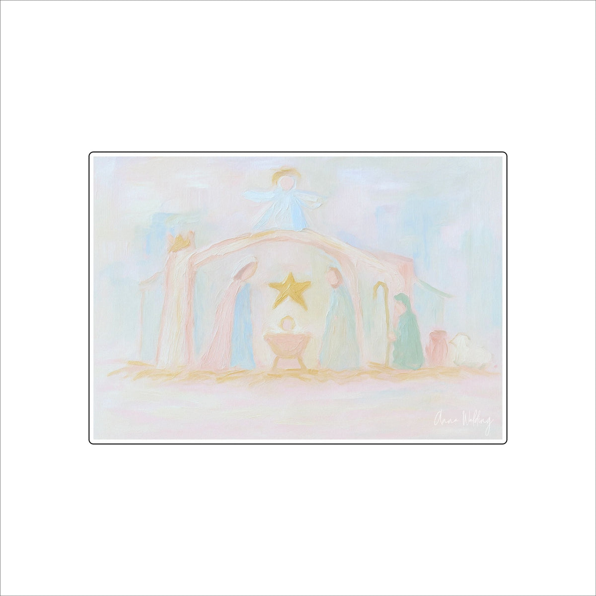 AWA-087 Pastel Nativity Mini | 0.50Acrylic Mini |